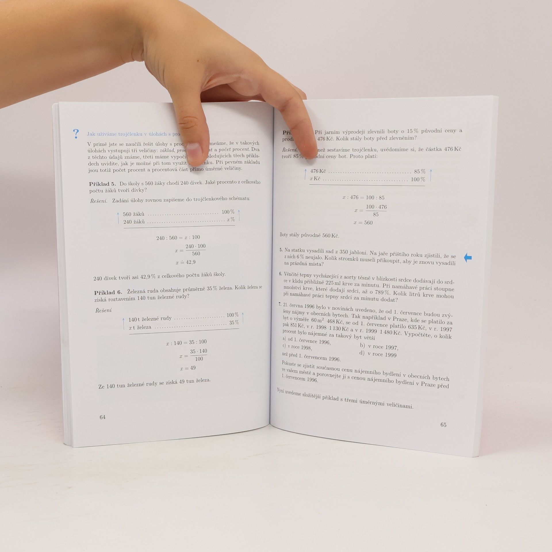 Jiří Herman Matematika: tercie. Úměrnosti