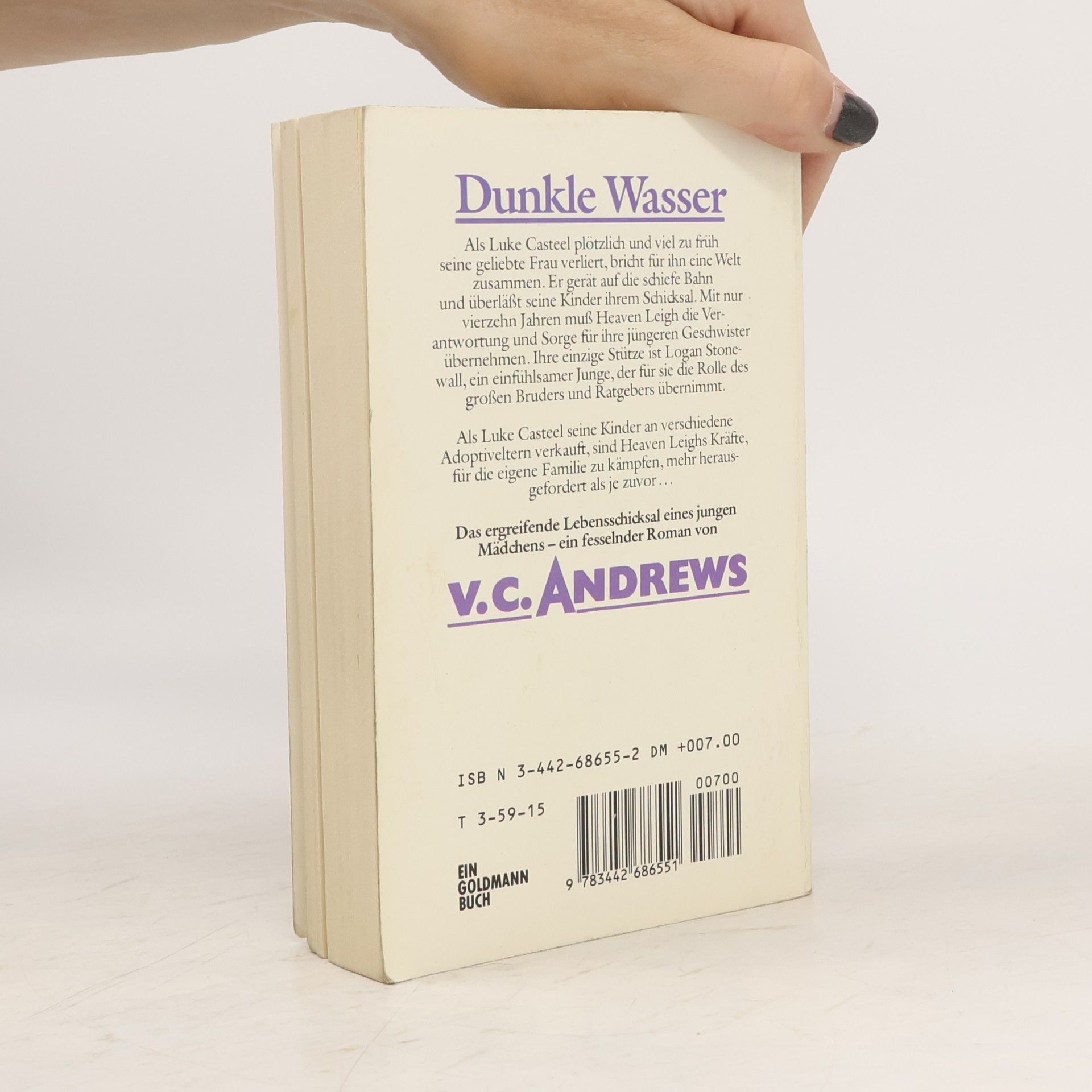 Virginia Cleo Andrews Dunkle Wasser