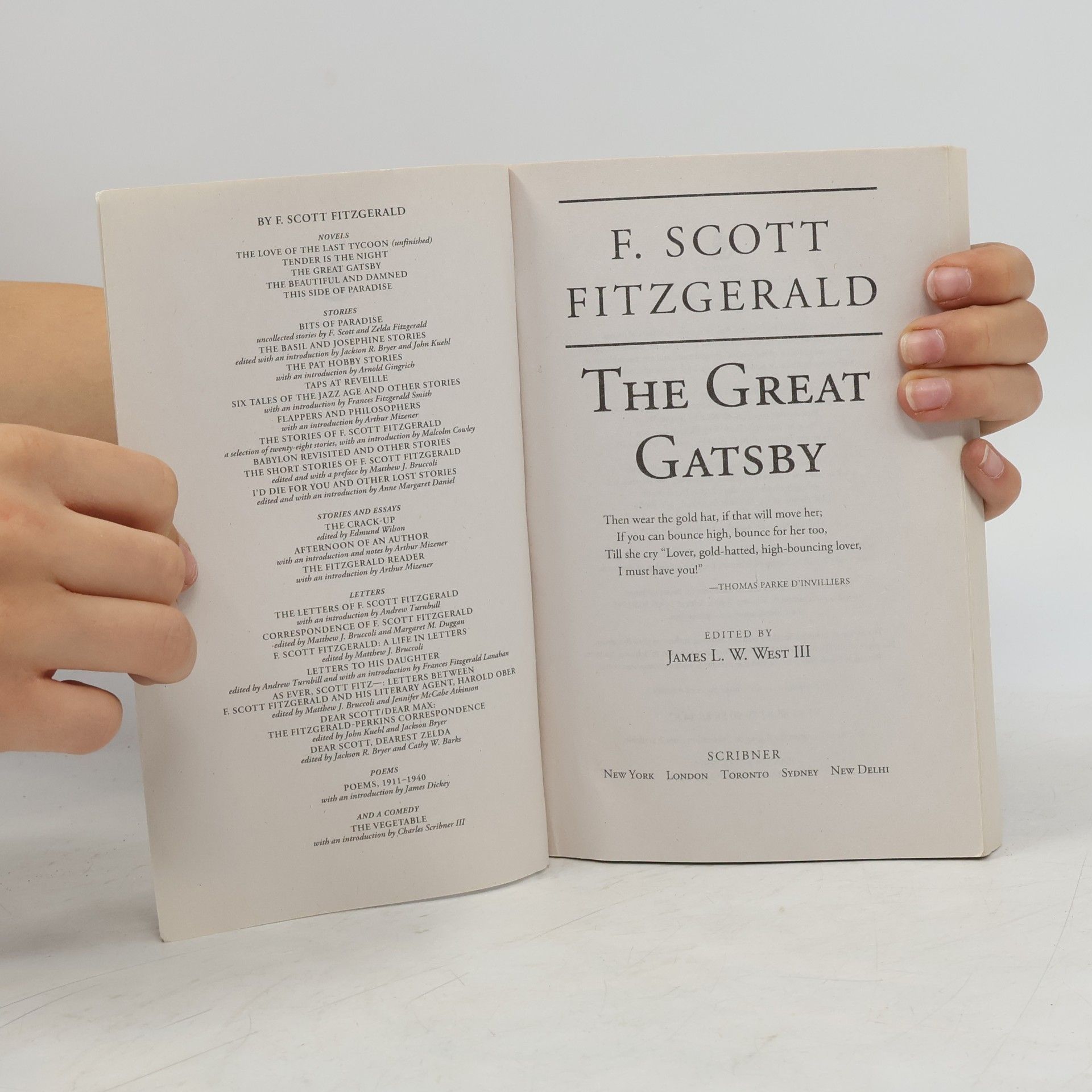 F. Scott Fitzgerald The Great Gatsby
