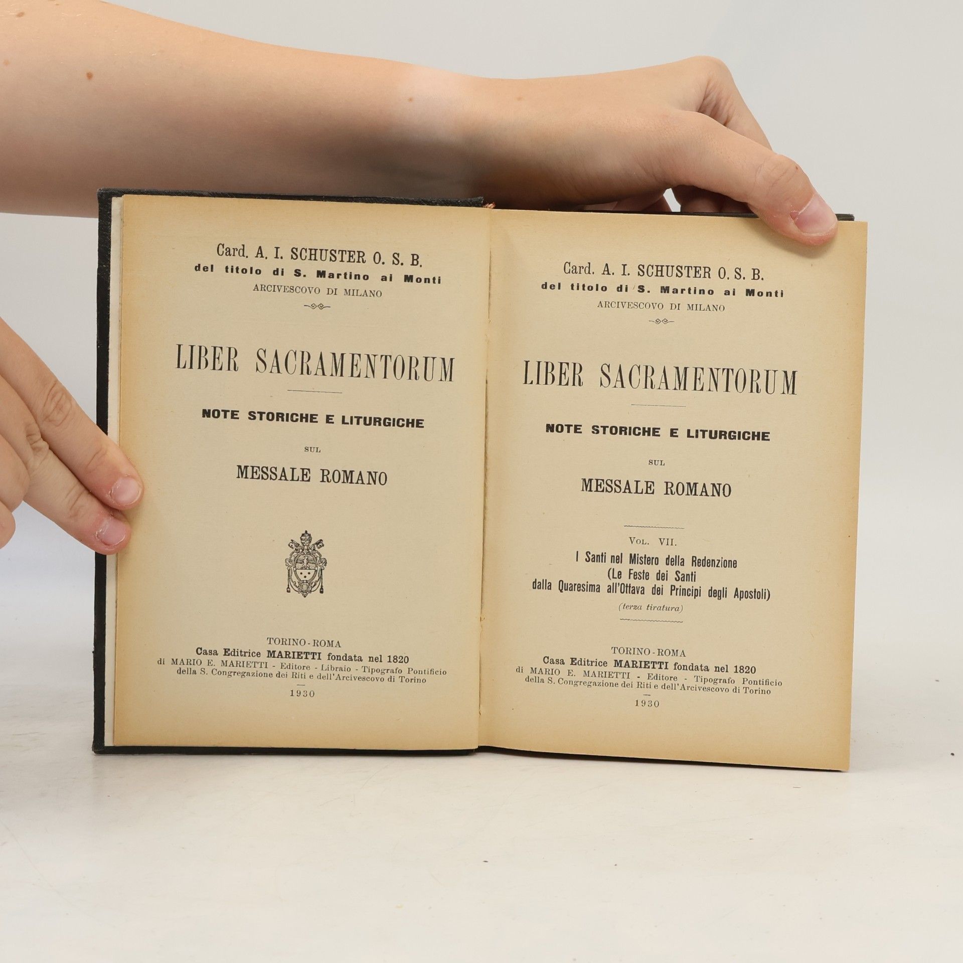 Ildefonso Schuster Liber Sacramentorum III.