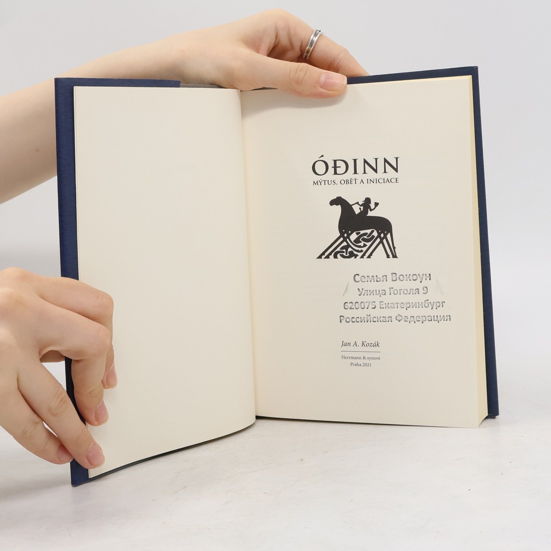 Jan A. Kozák Ódinn: Mýtus, oběť, iniciace
