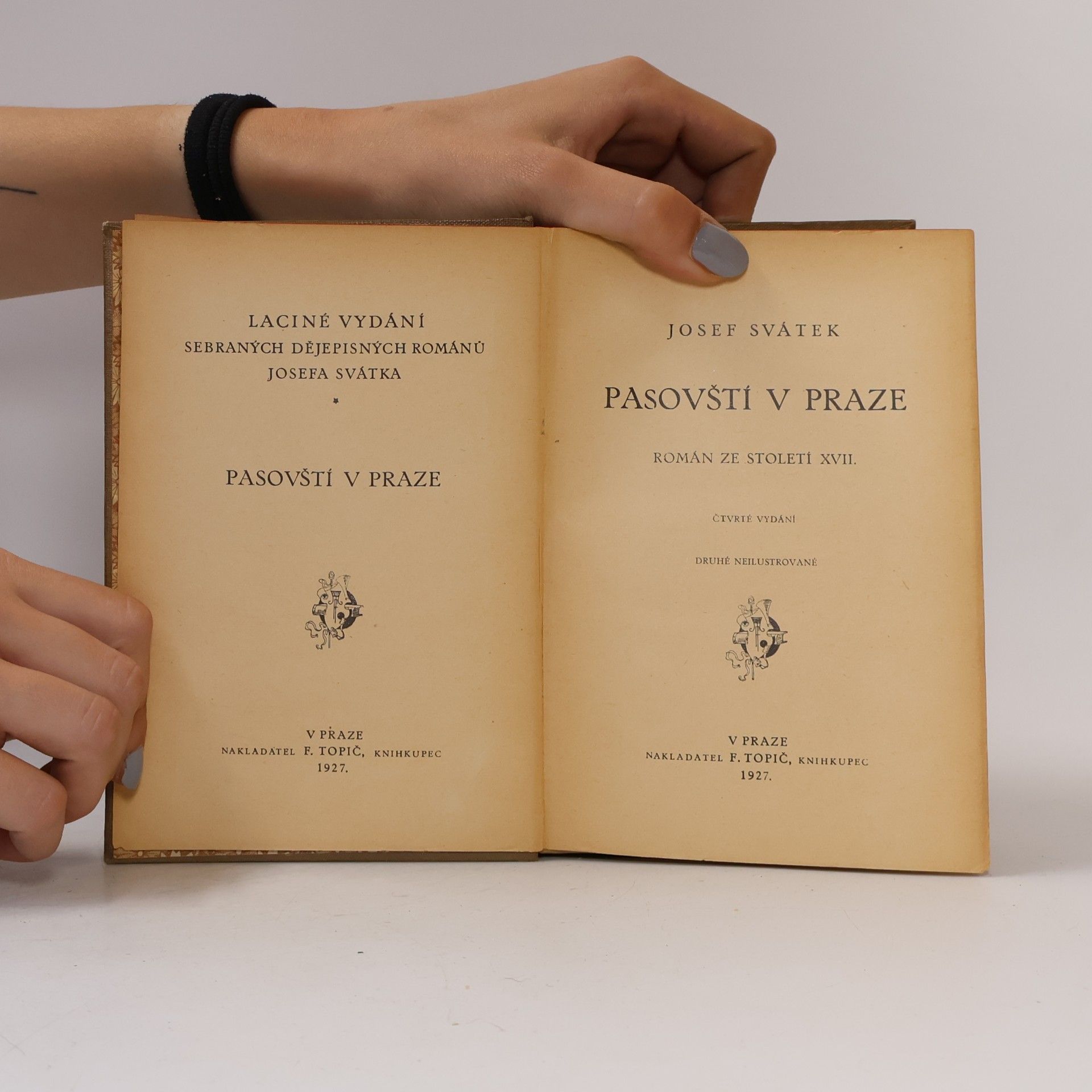 Josef Svátek Pasovští v Praze