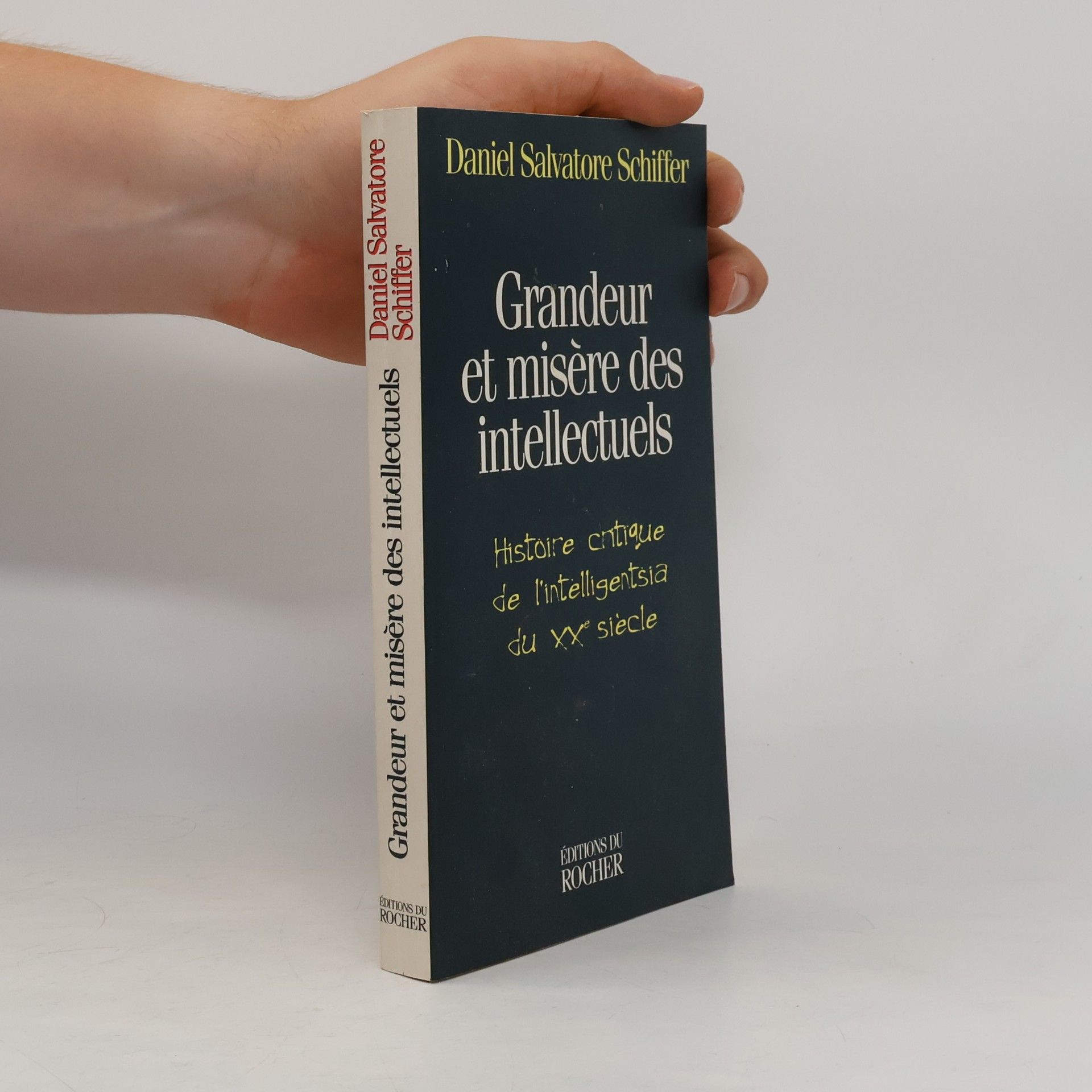 Daniel Salvatore Schiffer Grandeur et misere des intellectuels