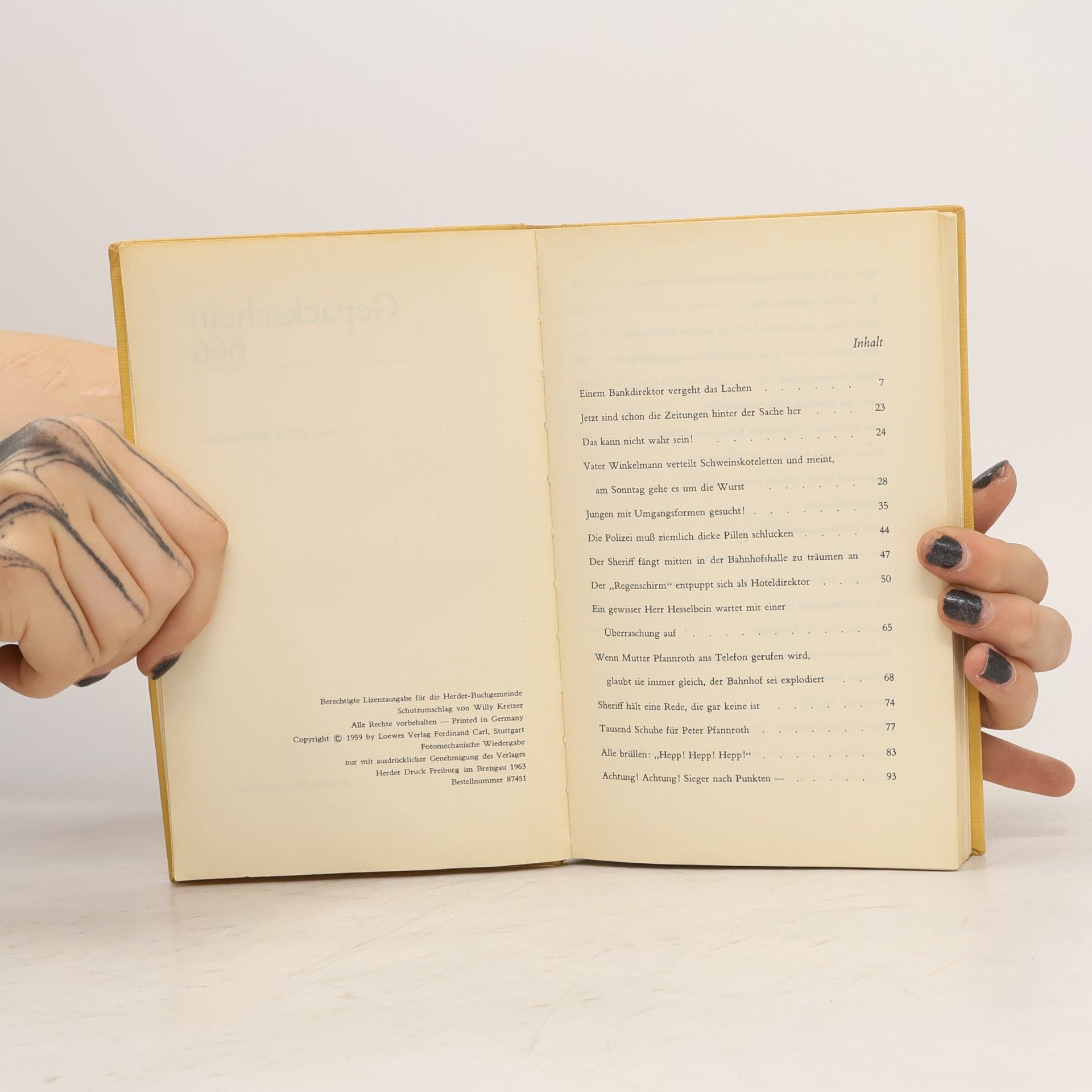 Alfred Weidenmann Gepäckschein 666