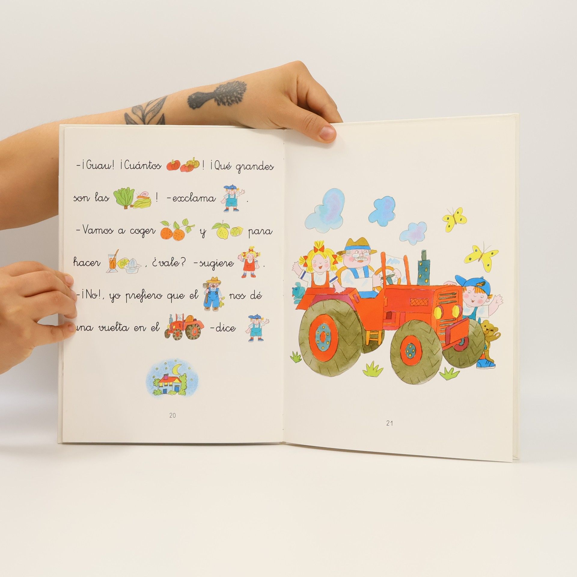Ana Serna Vara Leo con pictogramas: Tina y Toni en la granja