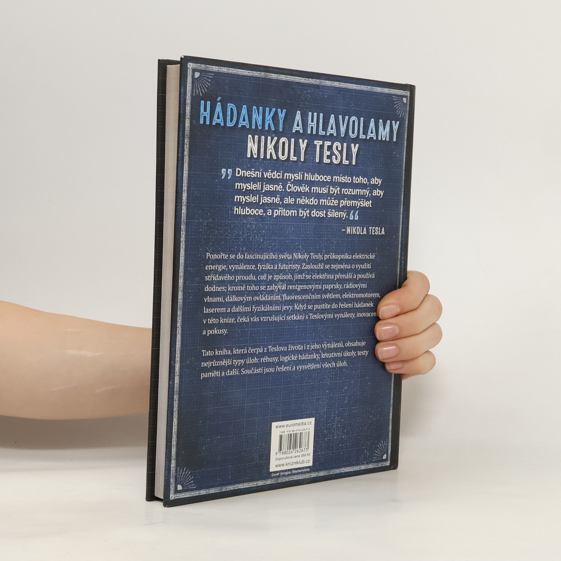 Richard Wolfrik Galland Hádanky a hlavolamy Nikoly Tesly. Elektrizující sbírka úloh, šifer a hádanek