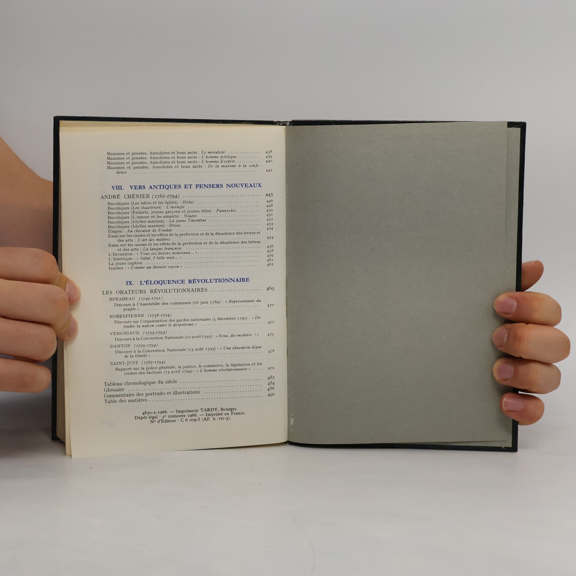 Collectif d'auteurs Trésor de lettres XVIII siécle