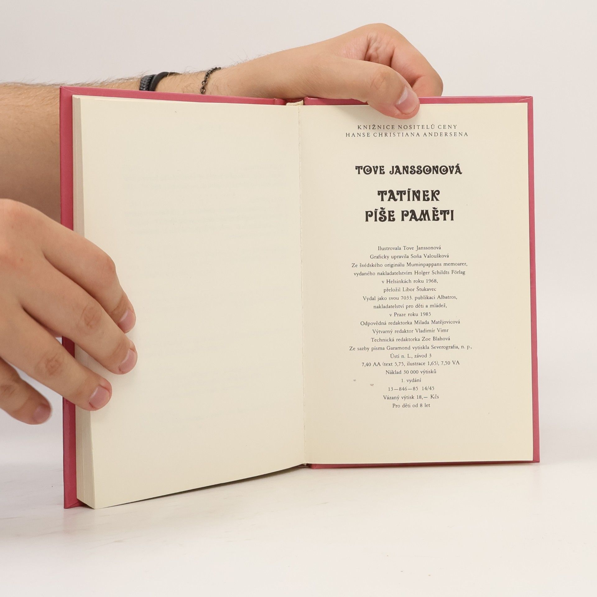 Tove Jansson Tatínek píše paměti