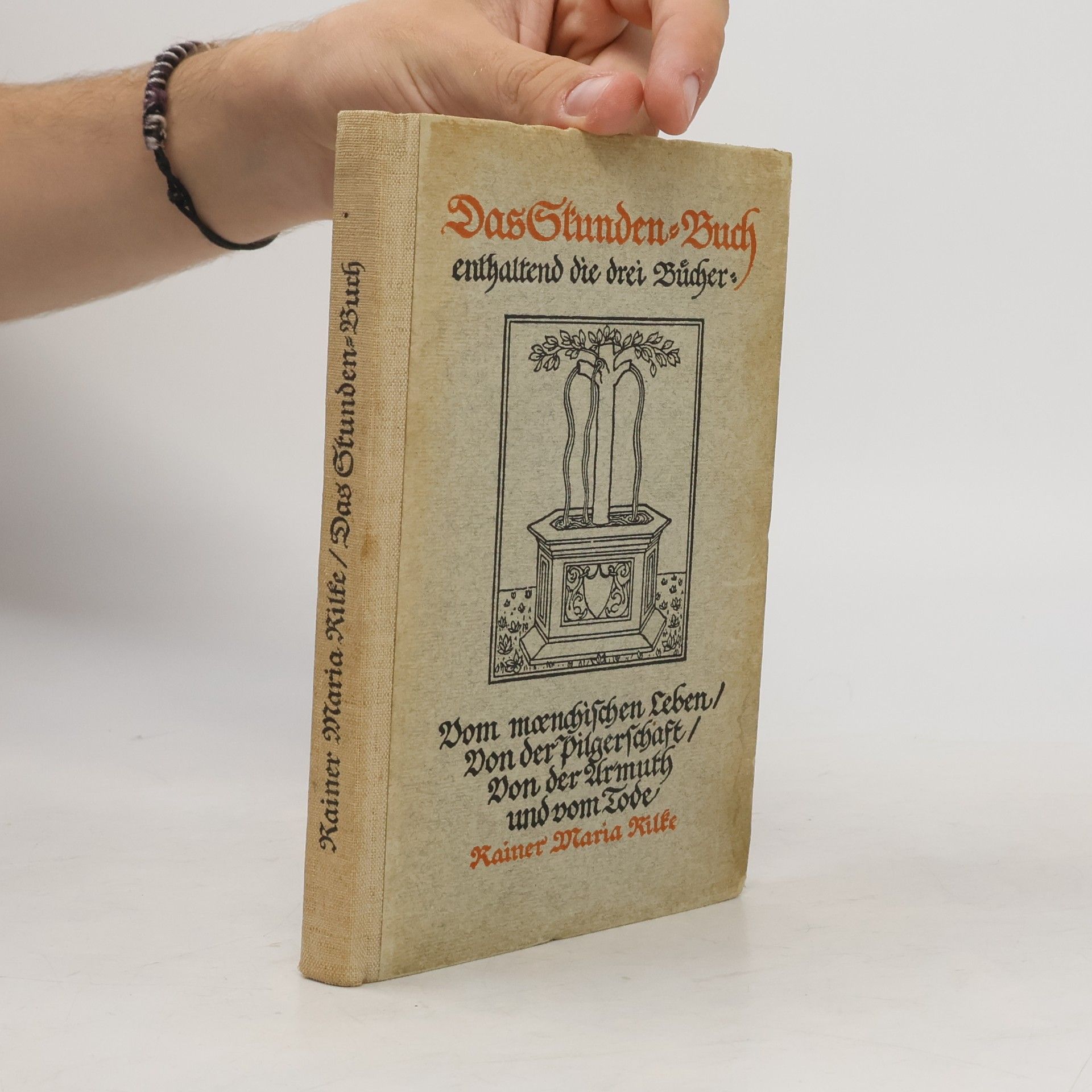 Rainer Maria Rilke Das Stunden Buch enthaltend die drei Bücher. Vom mændischen Leben. Von der Pilgerschaft. Von der Armuth und vom Tode