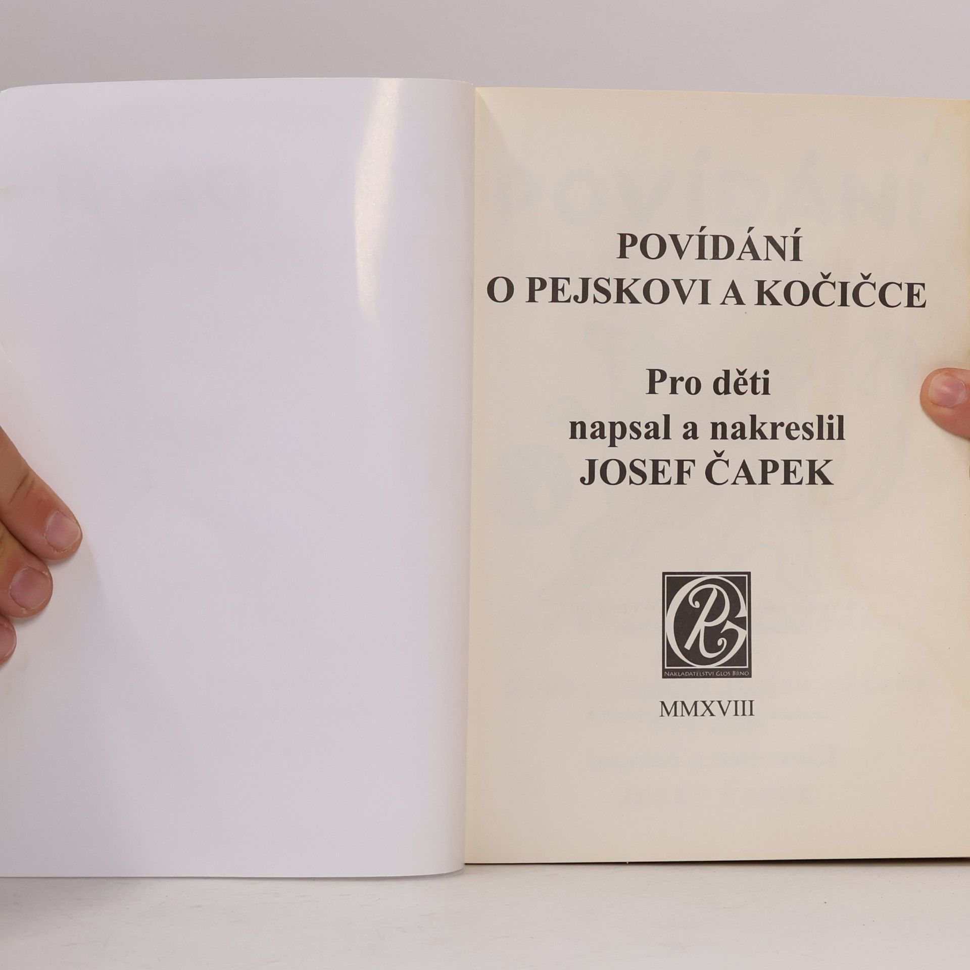 Josef Čapek Povídání o pejskovi a kočičce
