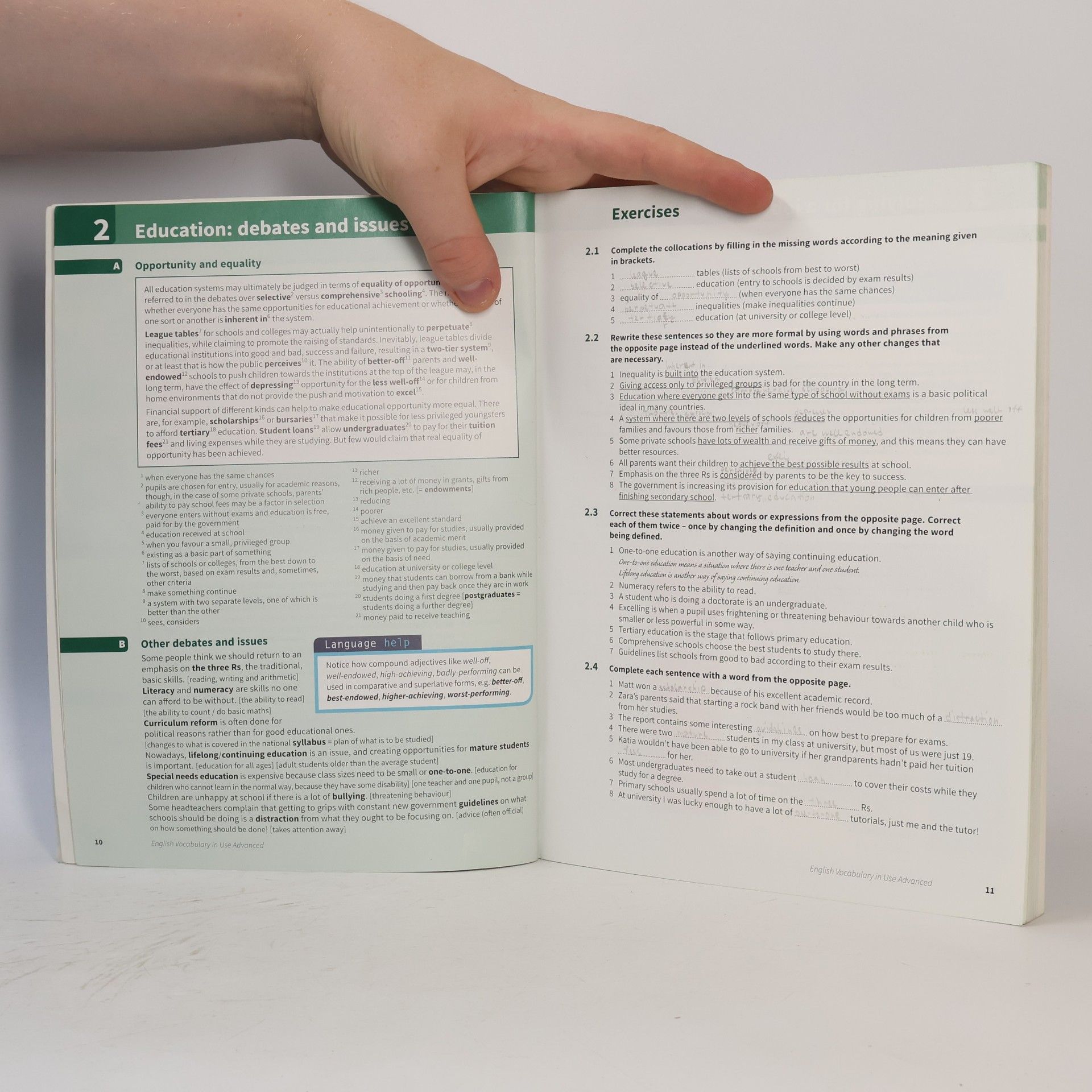 Felicity O'Dell English Vocabulary in Use: Advanced Book with Answers: Vocabulary Reference and Practice
