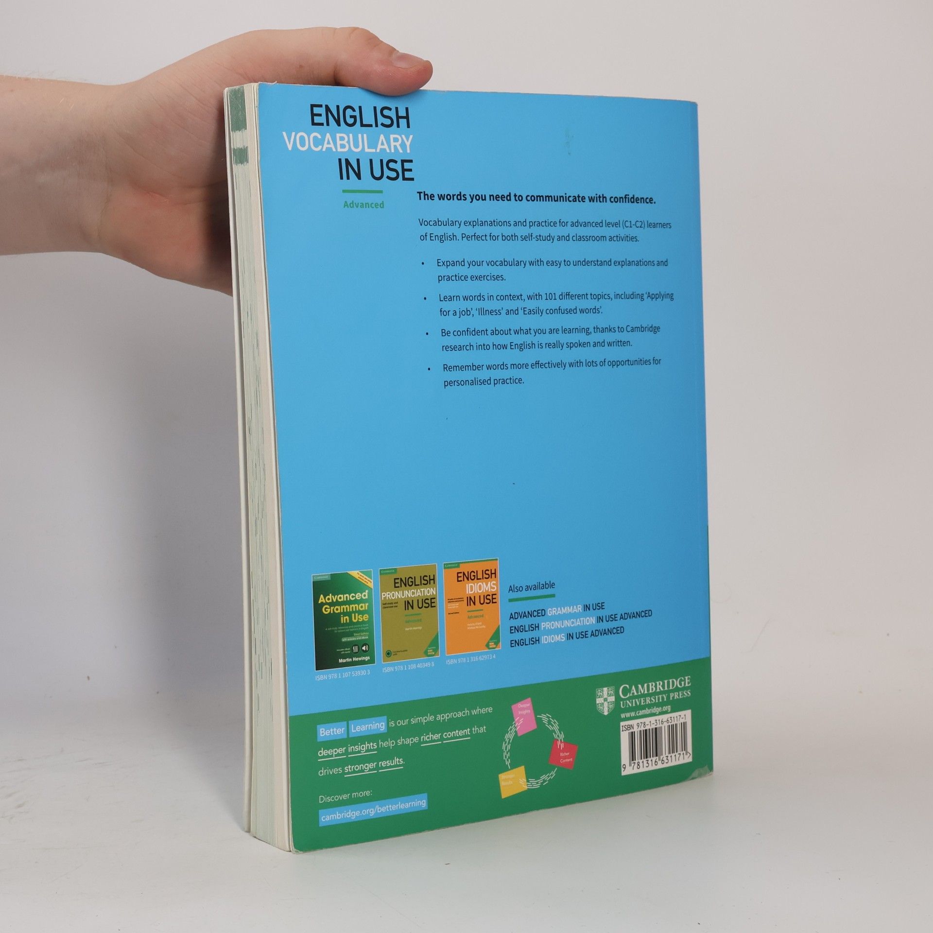 Felicity O'Dell English Vocabulary in Use: Advanced Book with Answers: Vocabulary Reference and Practice