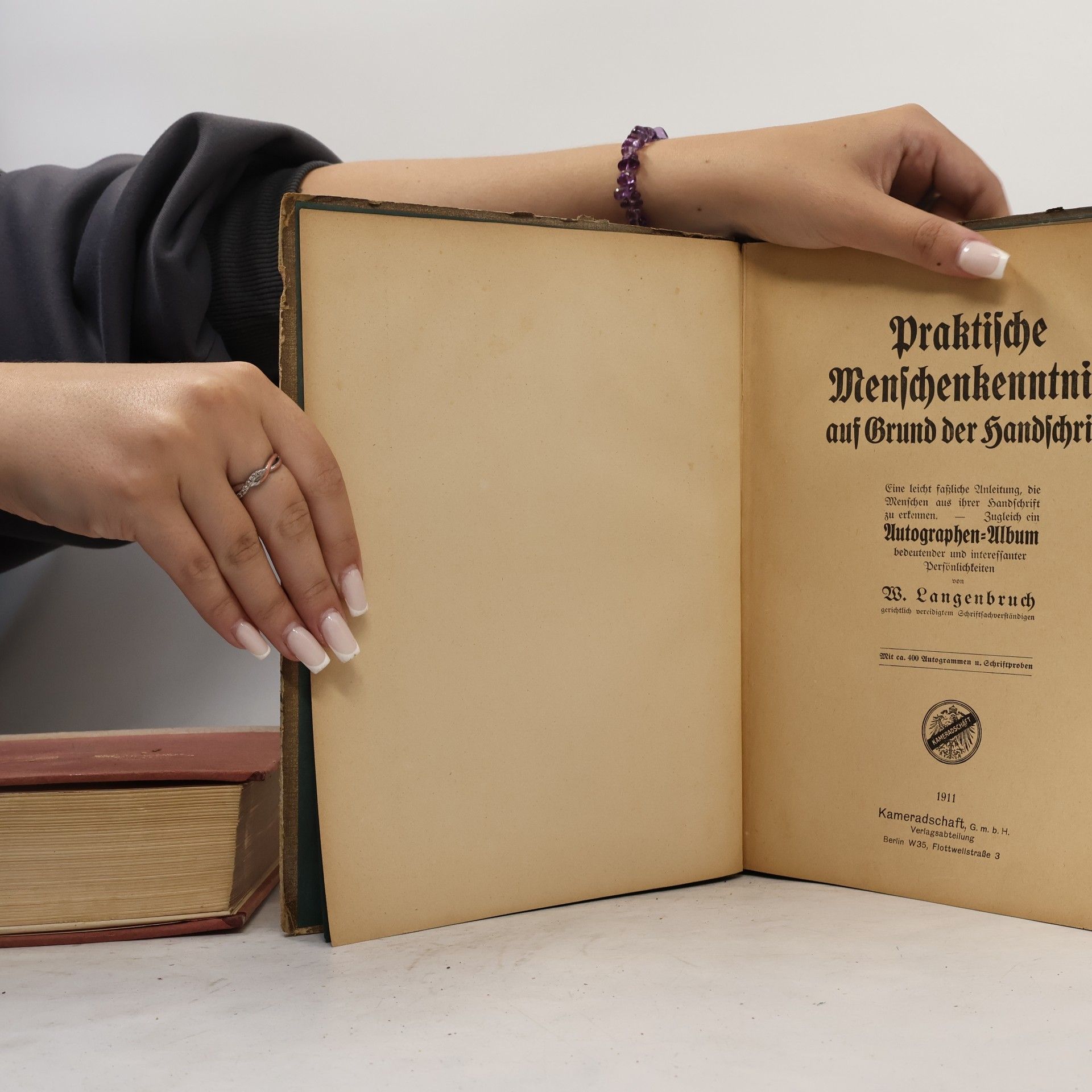 W. Langenbruch Praktische Menschenkenntnis auf Grund der Handschrift