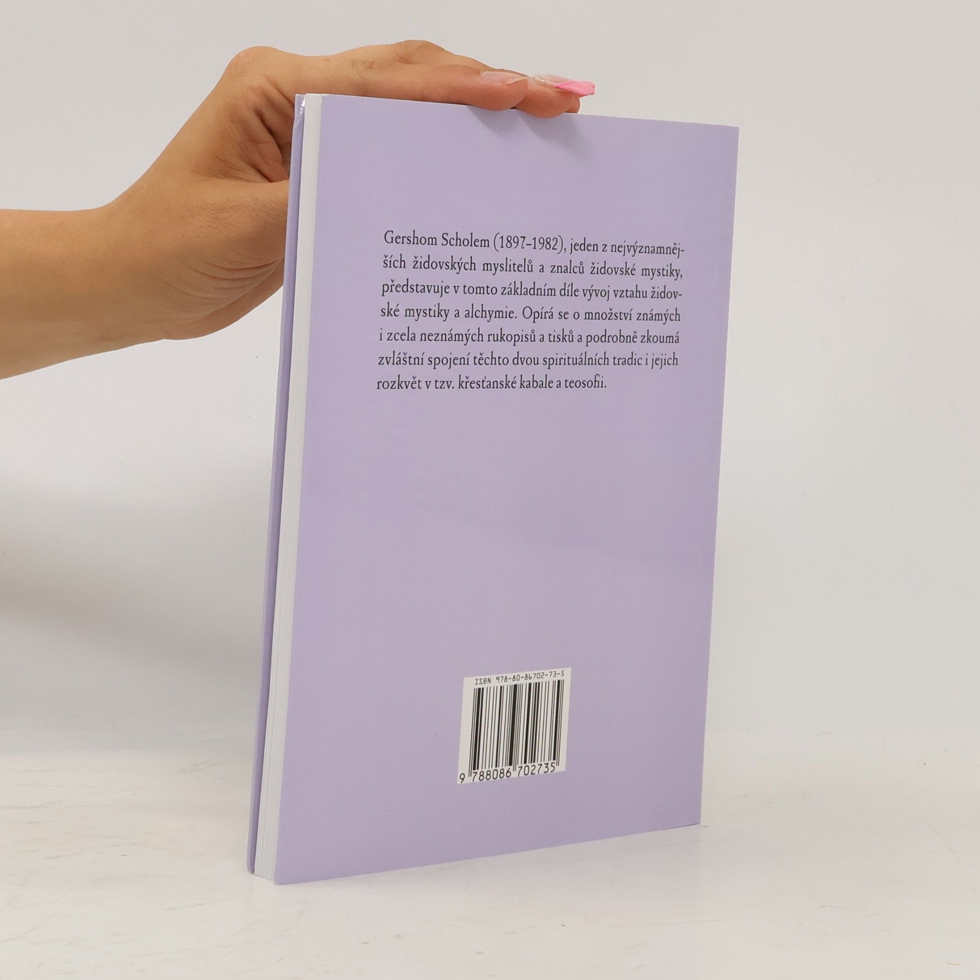 Gershom Scholem Alchymie a kabala