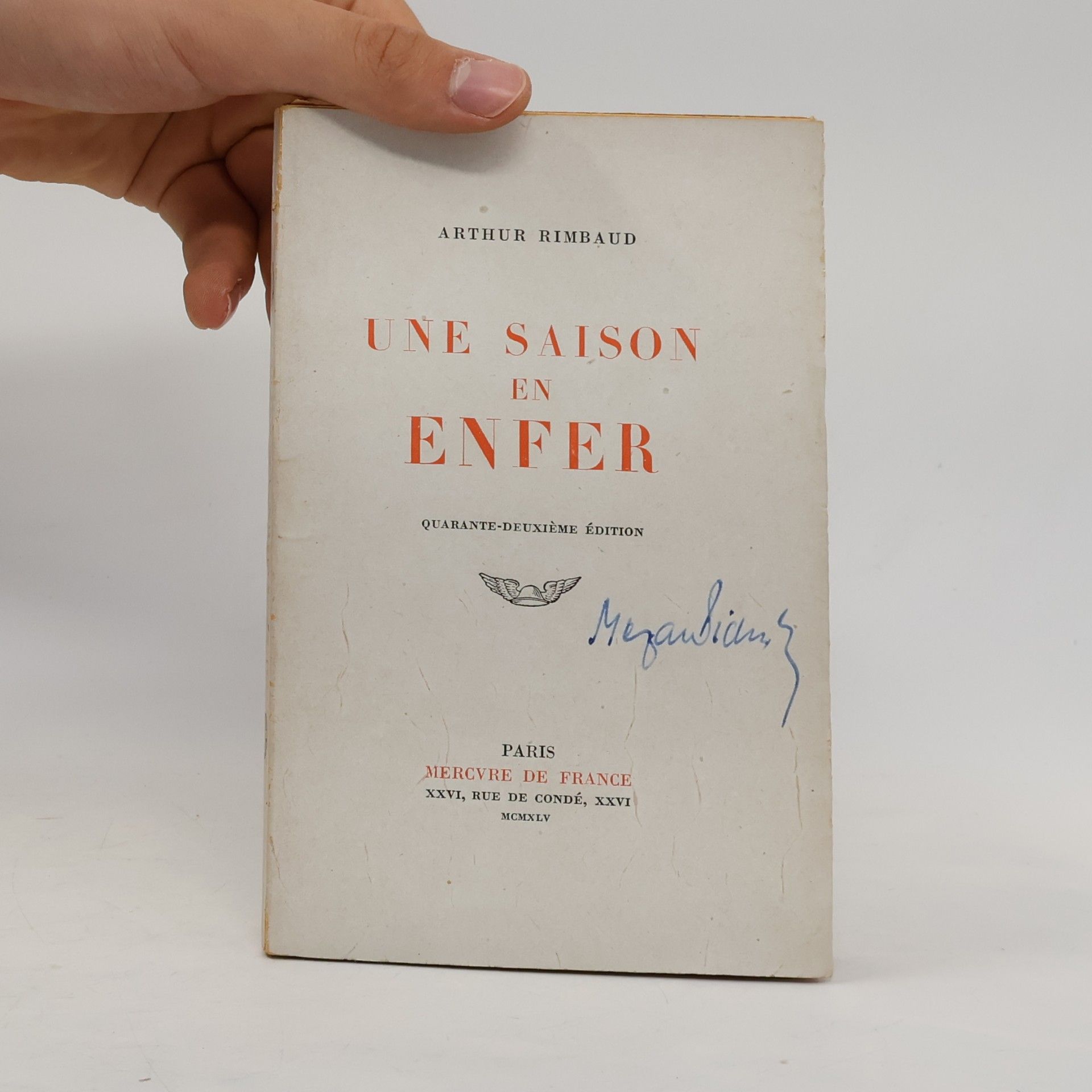Jean Arthur Rimbaud Une saison en enfer