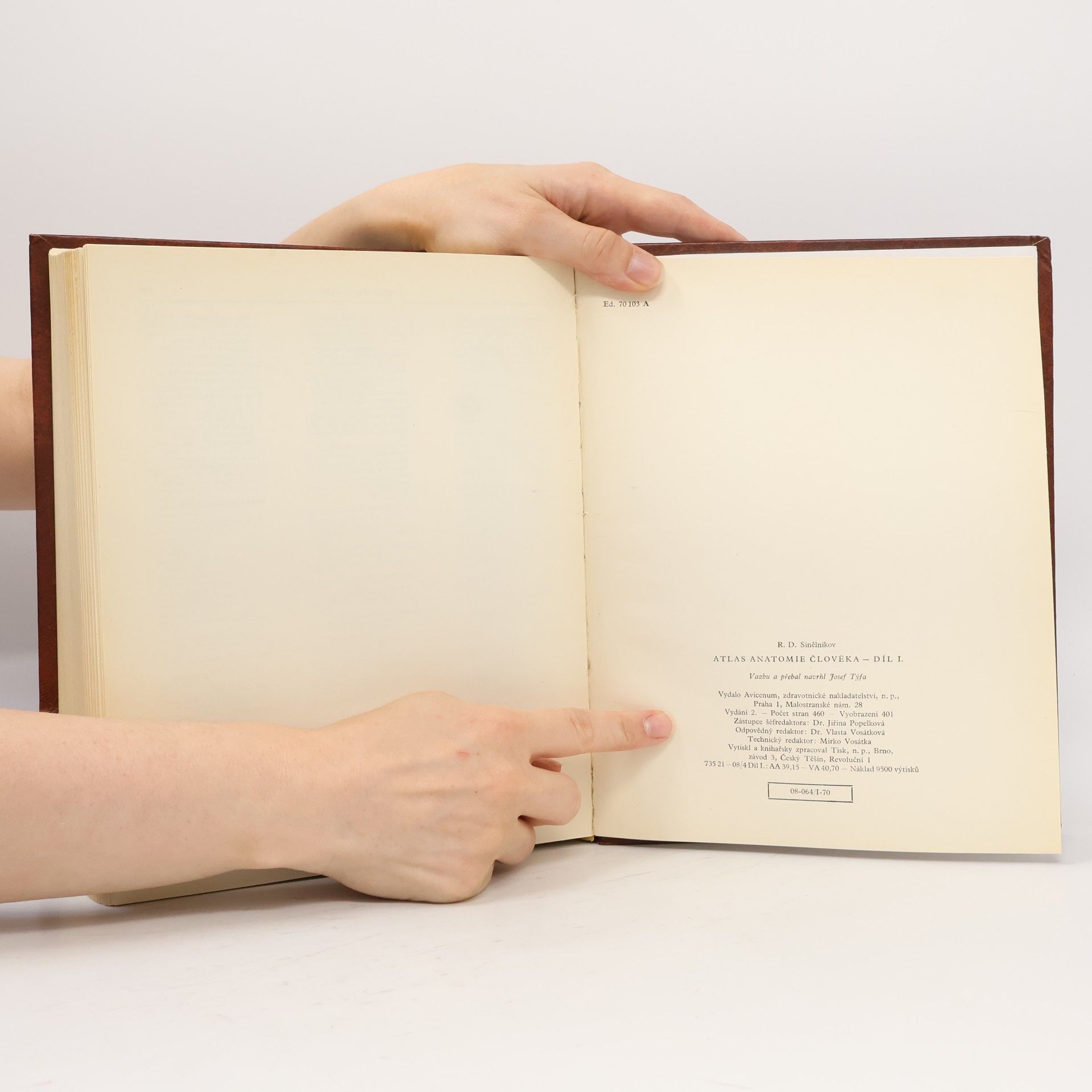 R. D. Sinělnikov Atlas anatomie člověka I