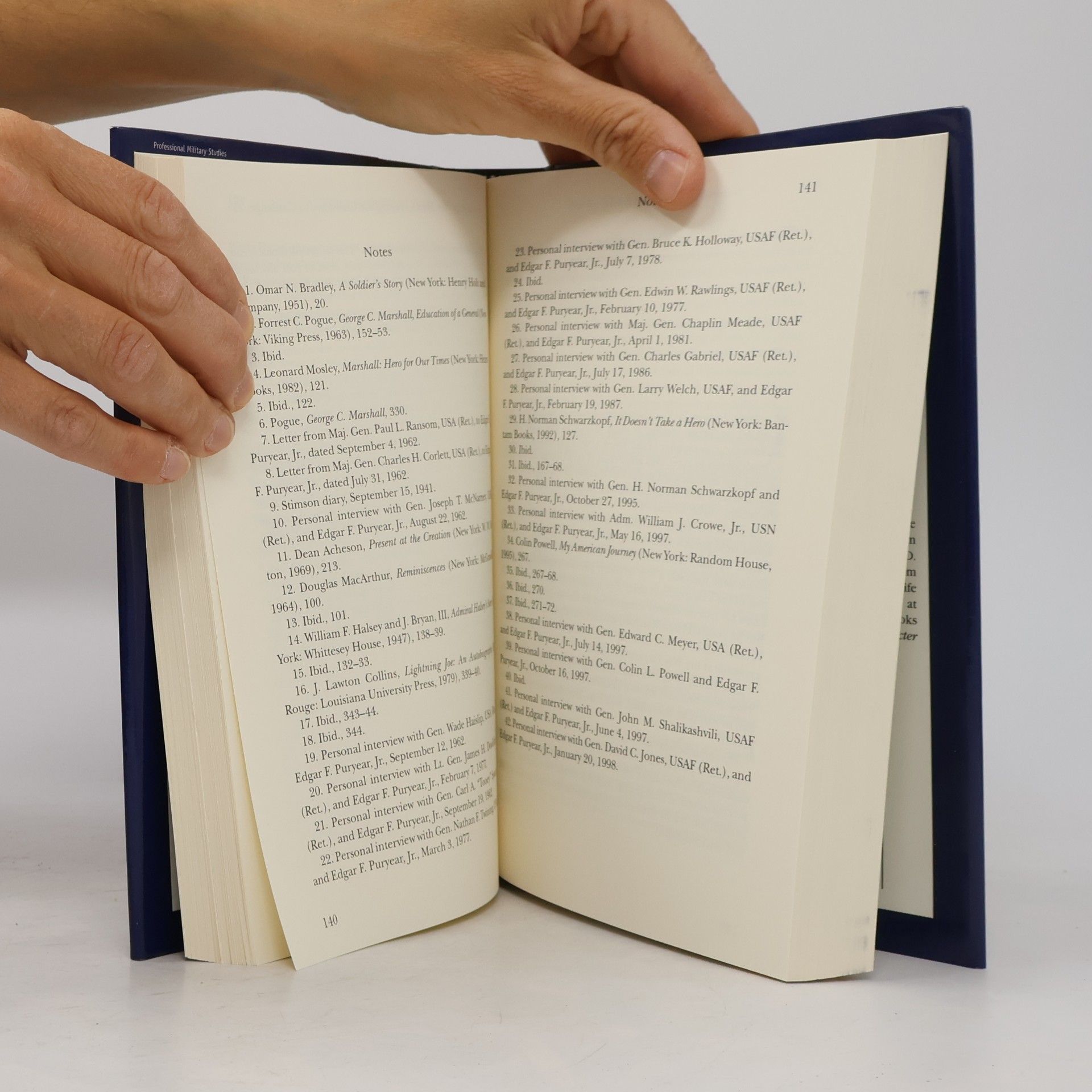 Edgar F. Puryear Jr. American Generalship