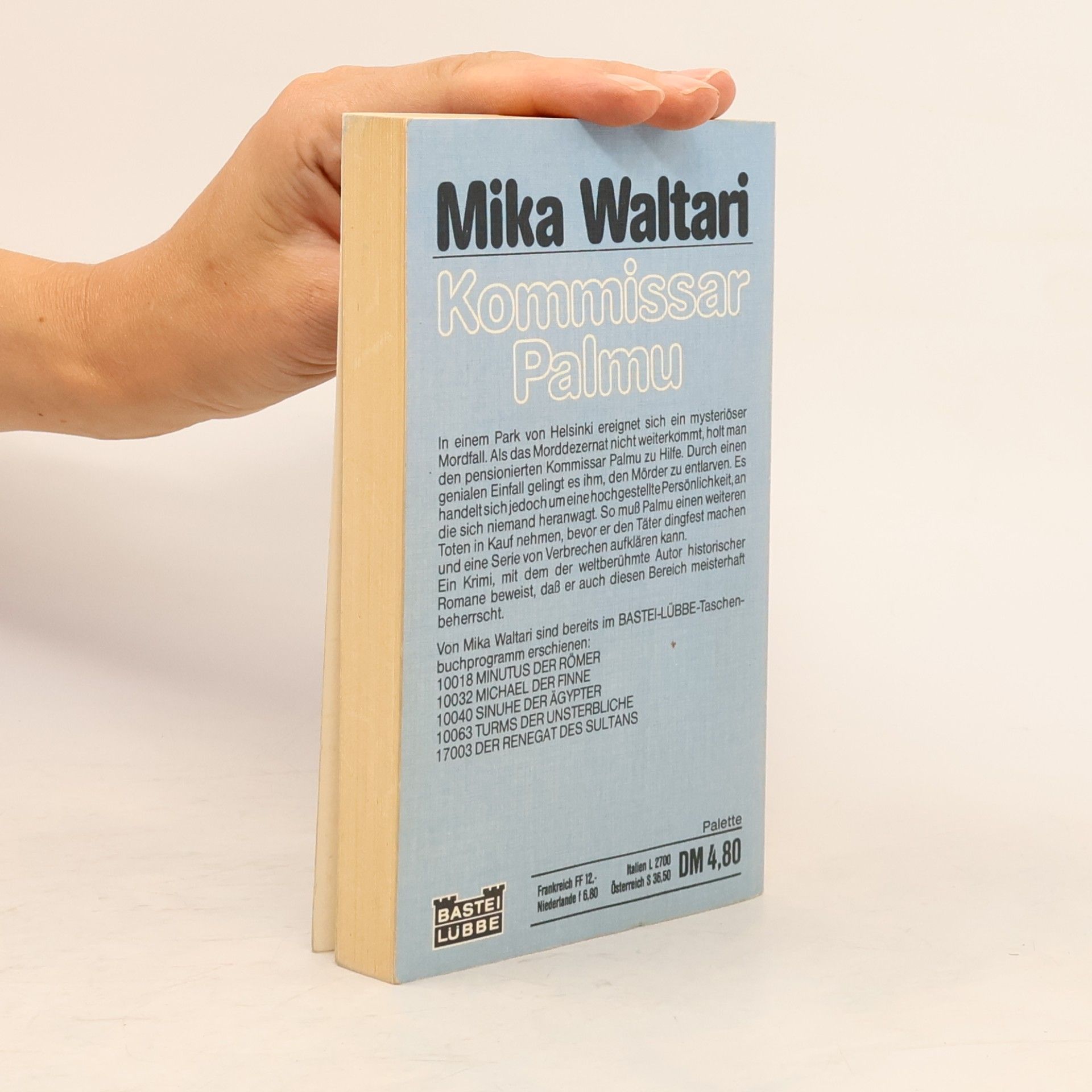 Mika Waltari Kommissar Palmu