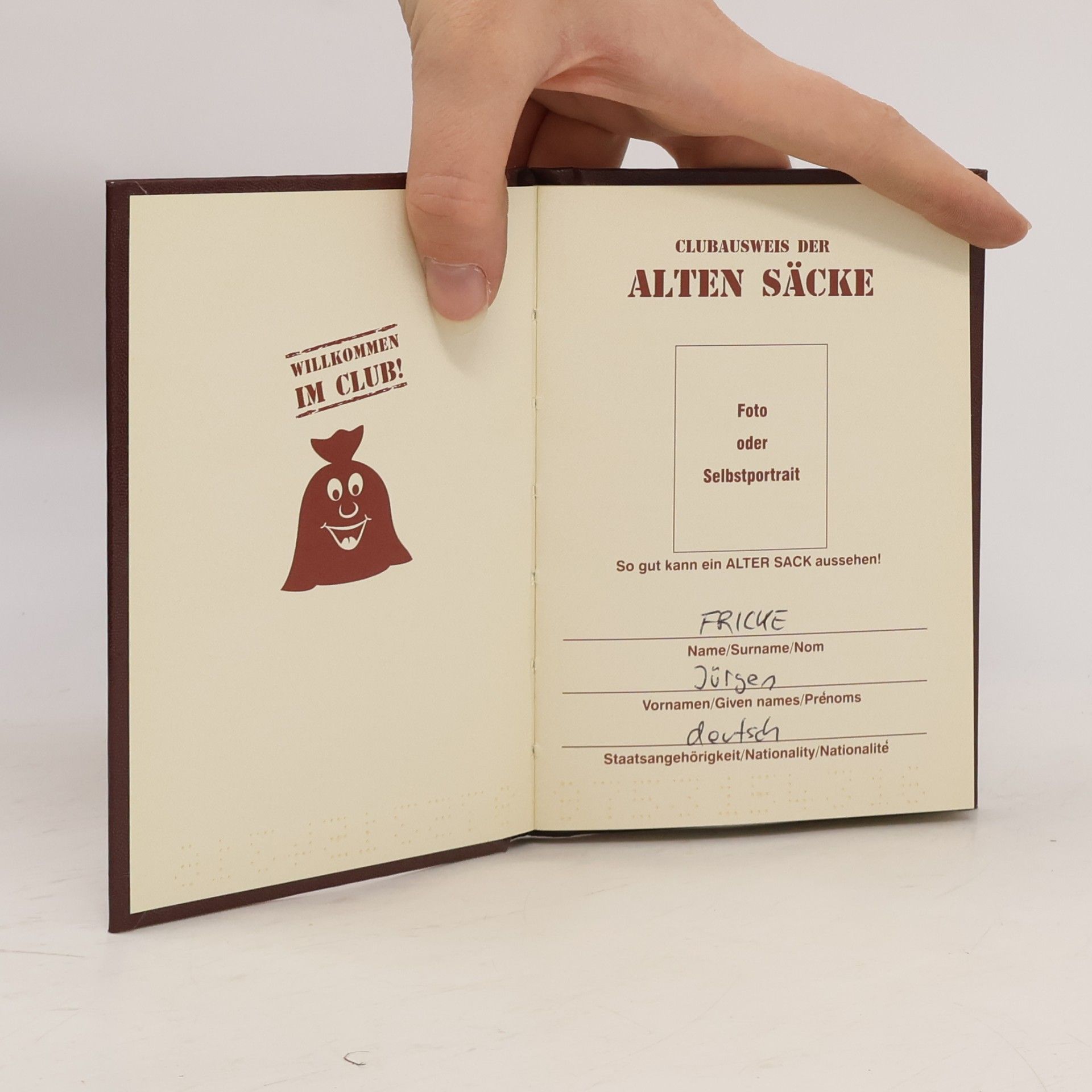 Clubausweis der Alten Säcke