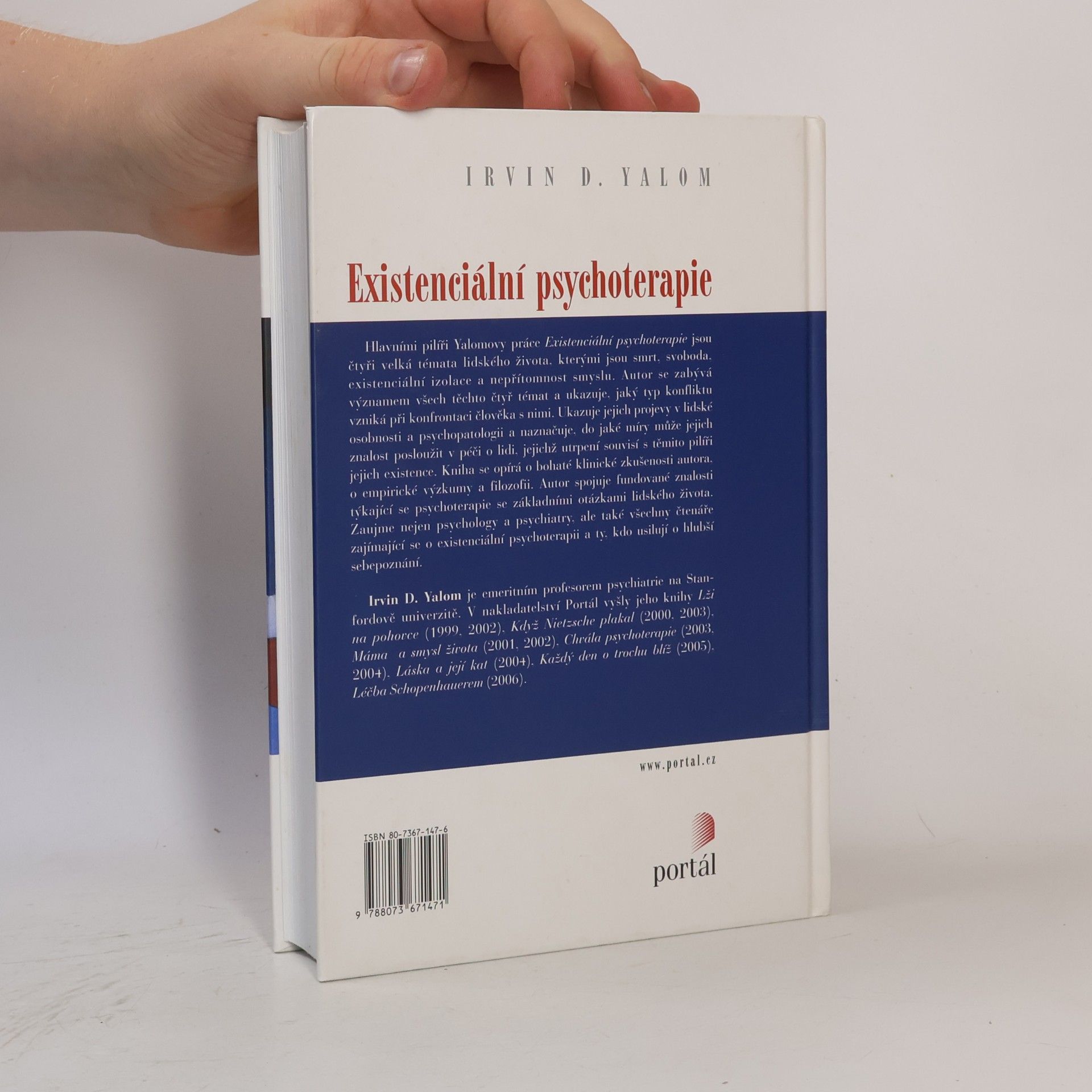 Irvin Yalom Existenciální psychoterapie