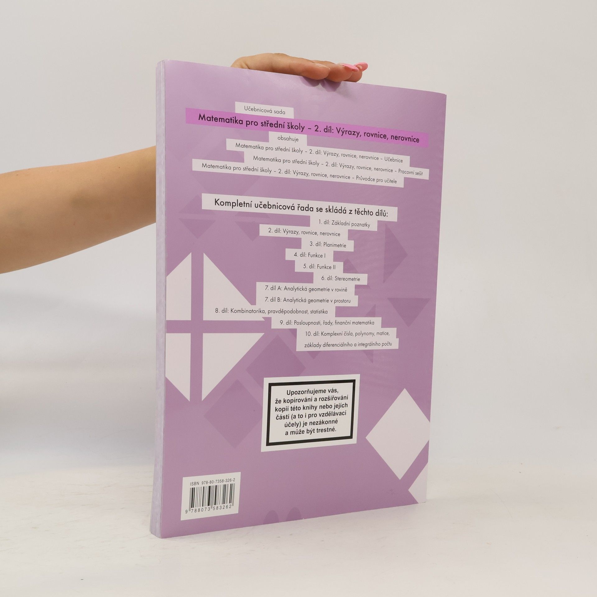 Various authors Matematika pro střední školy 2. díl : pracovní sešit