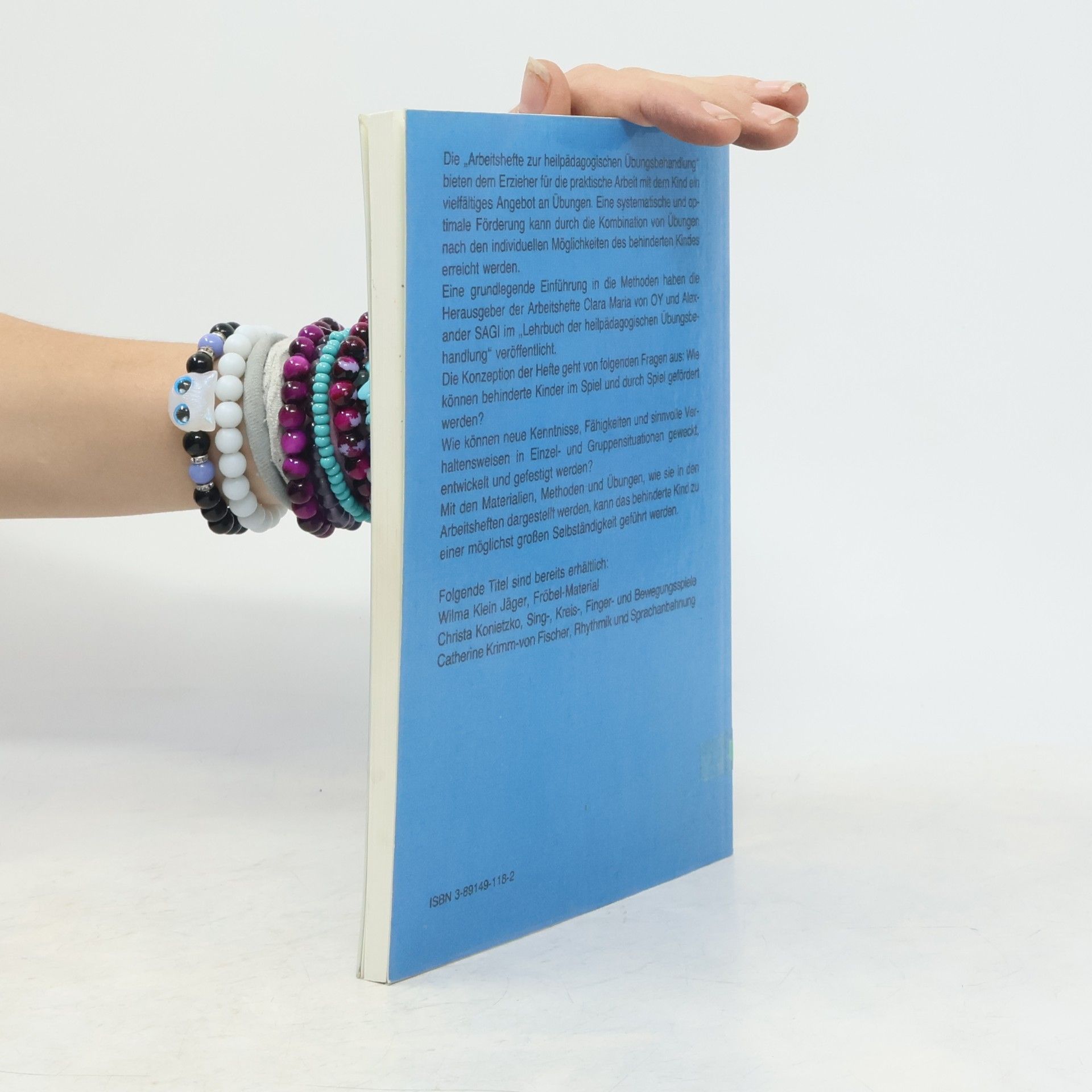 Clara Maria von Oy Montessori-Material zur Förderung des entwicklungsgestörten und des behinderten Kindes