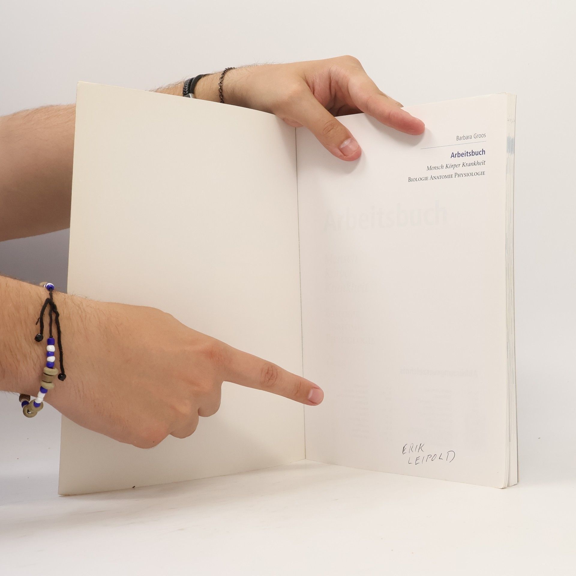 Barbara Groos Arbeitsbuch Mensch, Körper, Krankheit - Biologie, Anatomie, Physiologie