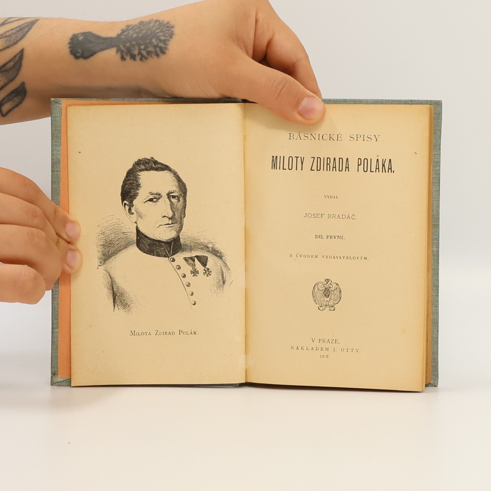 Matěj Milota Zdirad Polák Básnické spisy Miloty Zdirada Poláka I.