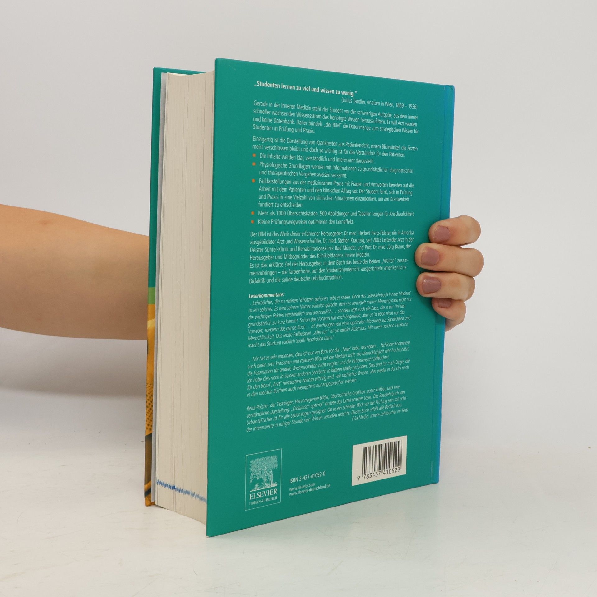Herbert Renz-Polster Basislehrbuch innere Medizin