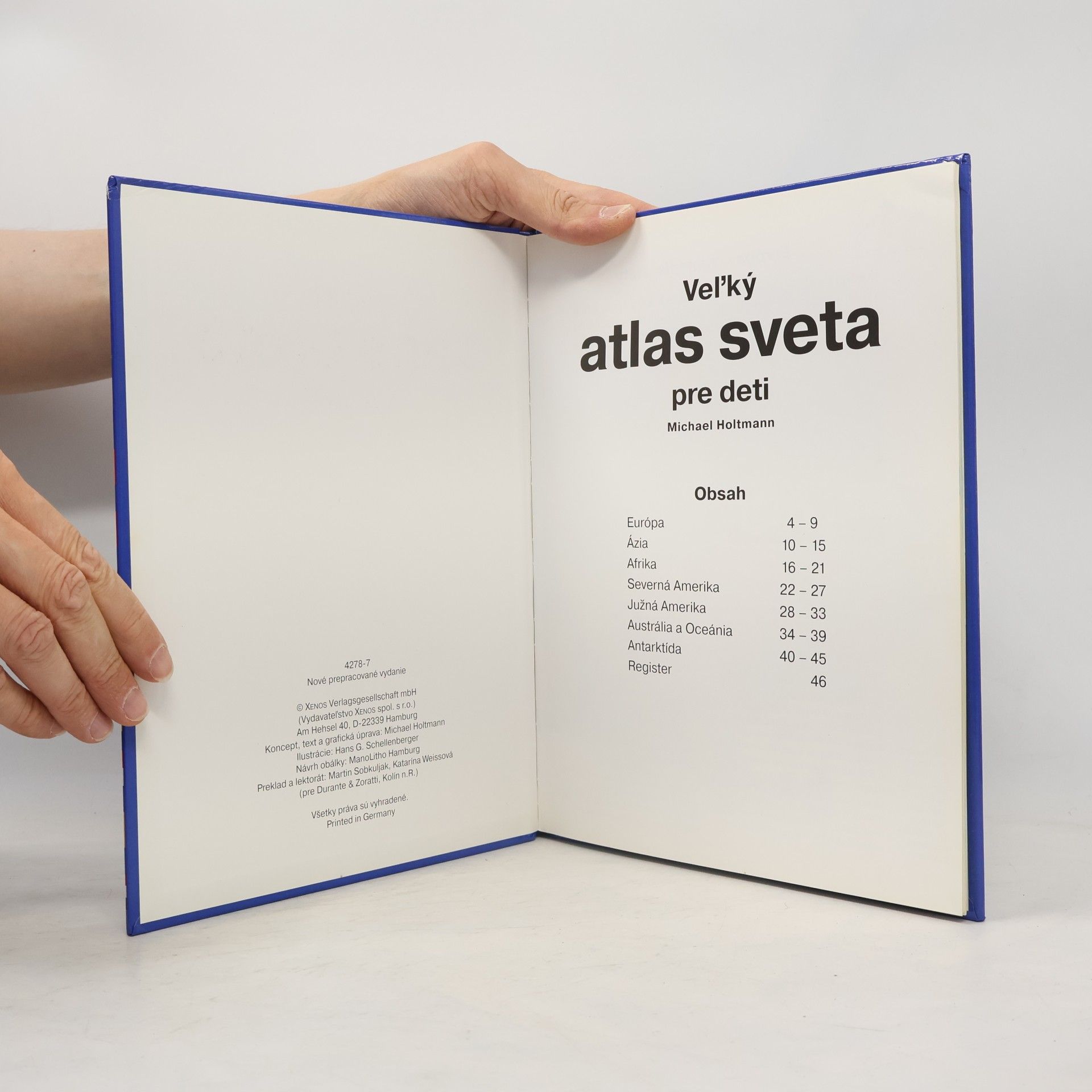 Michael Holtmann Veľký atlas sveta pre deti