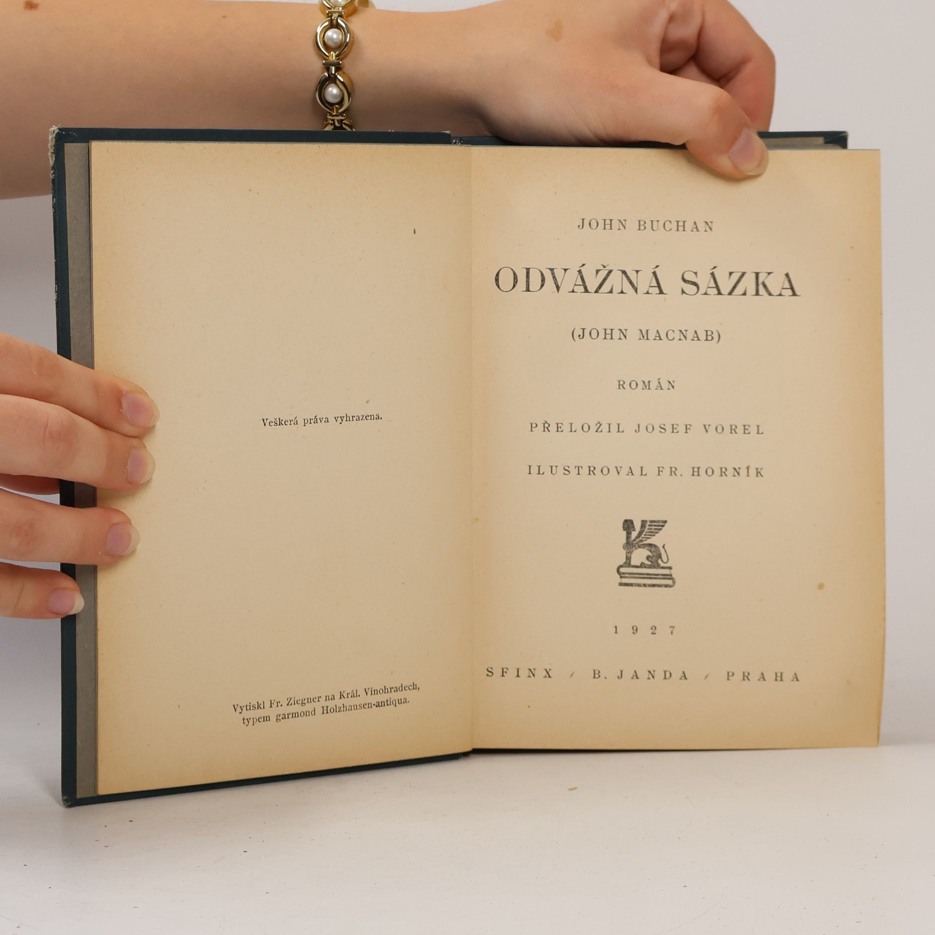 John Buchan Odvážná sázka