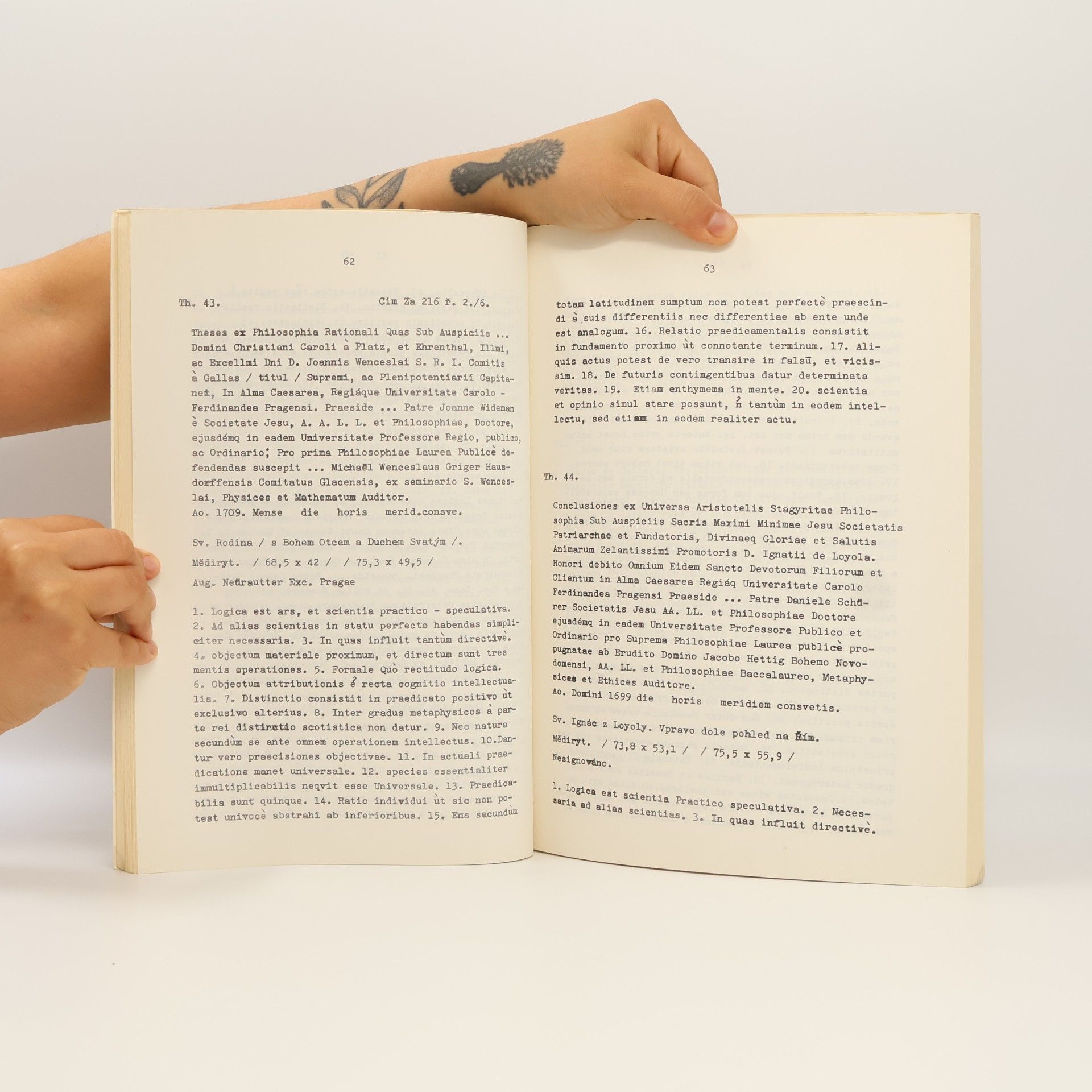 Anna Fechtnerová Katalog grafických listů univerzitních tezí uložených ve Státní knihovně ČSR v Praze. Díl I.
