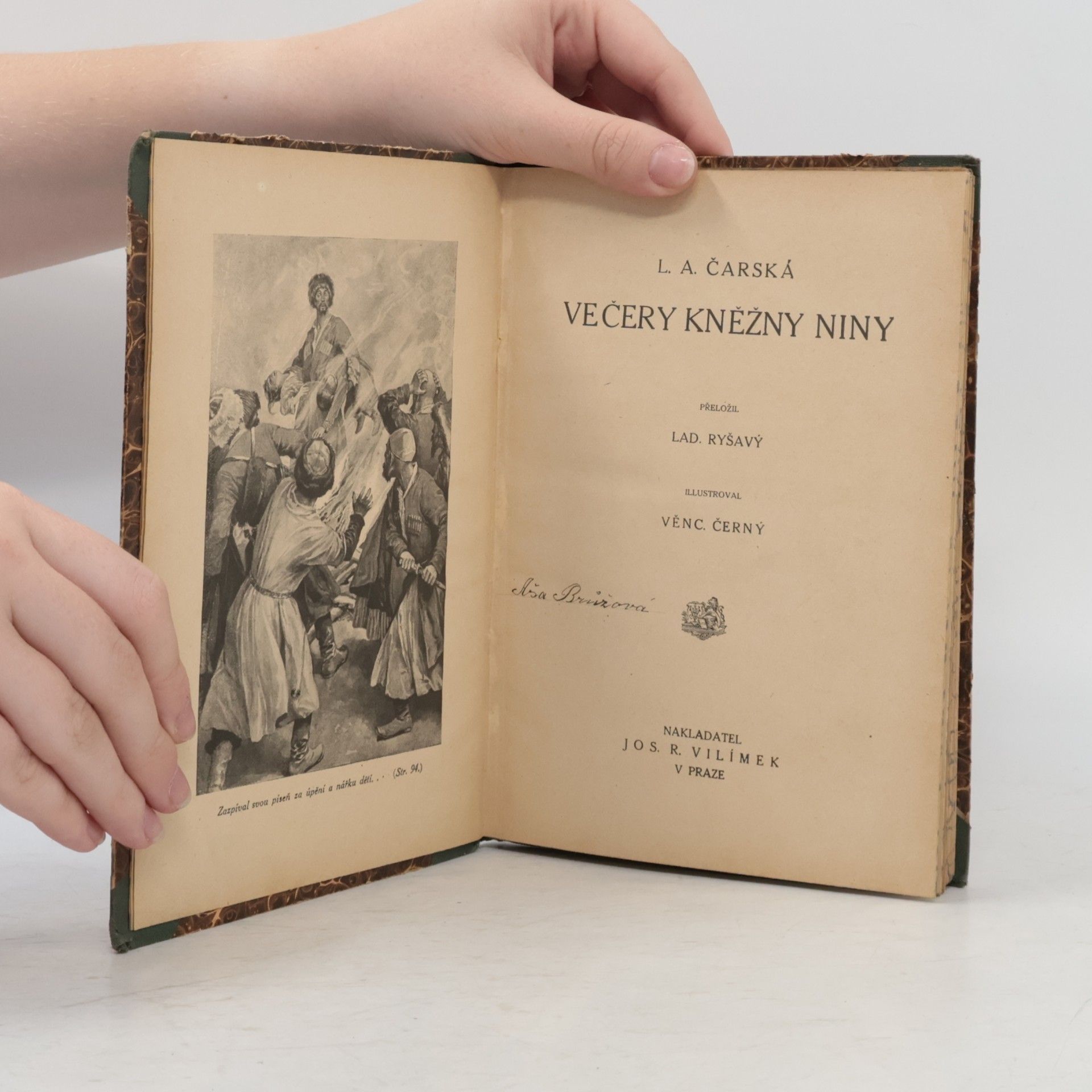 Lidija Aleksejevna Čarskaja Večery kněžny Niny