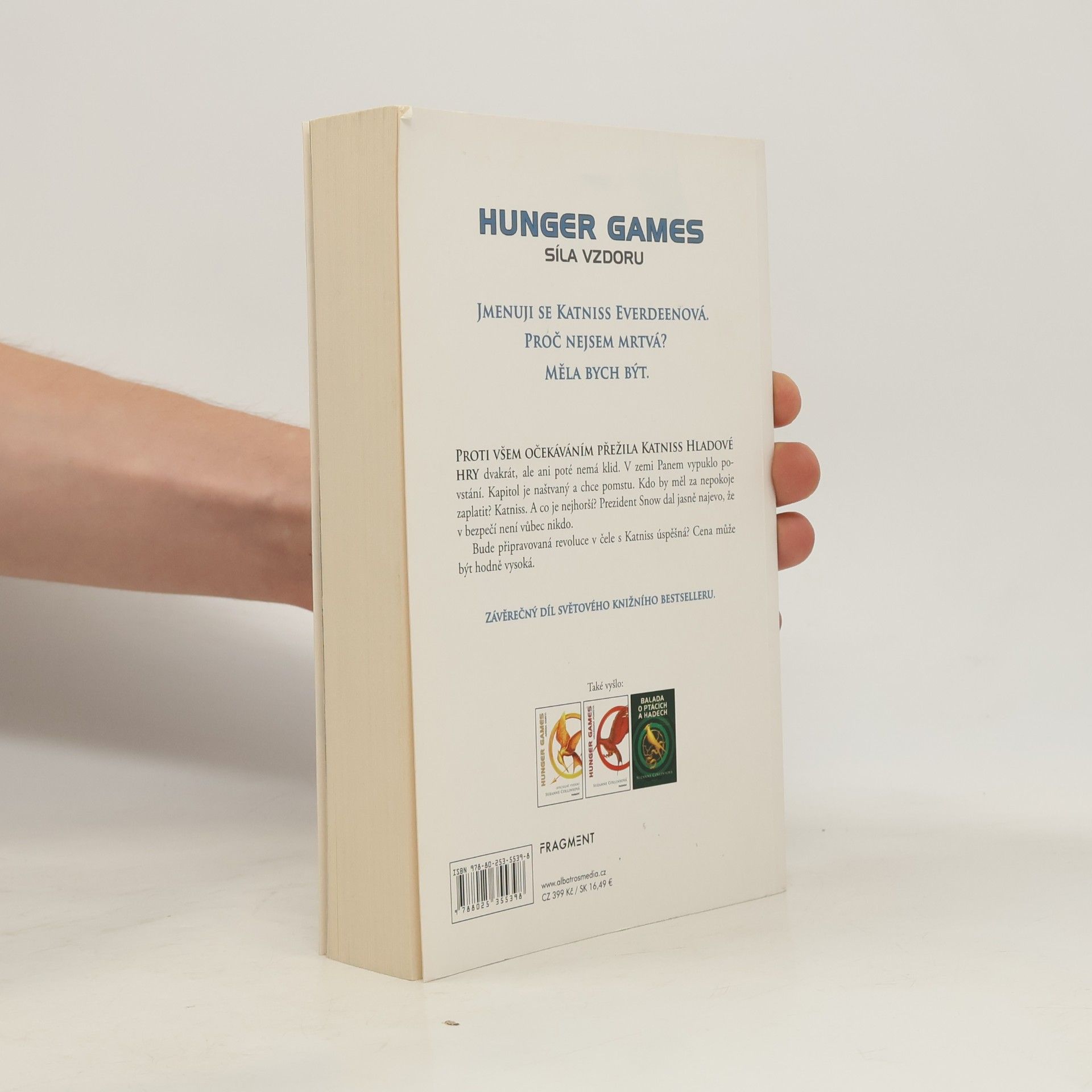 Suzanne Collins Hunger Games Síla vzdoru