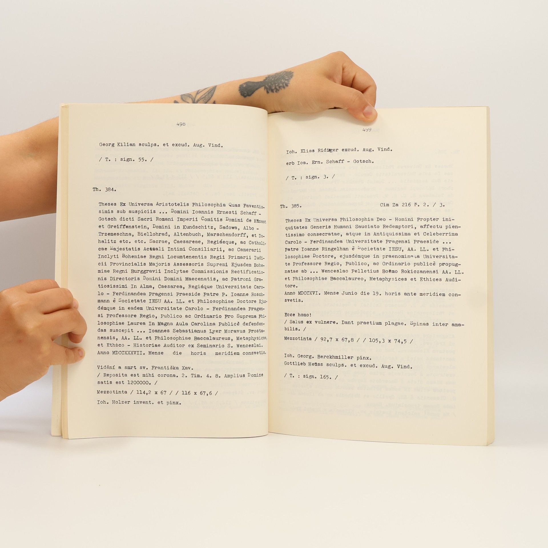 Anna Fechtnerová Katalog grafických listů univerzitních tezí uložených ve Státní knihovně ČSR v Praze. III.