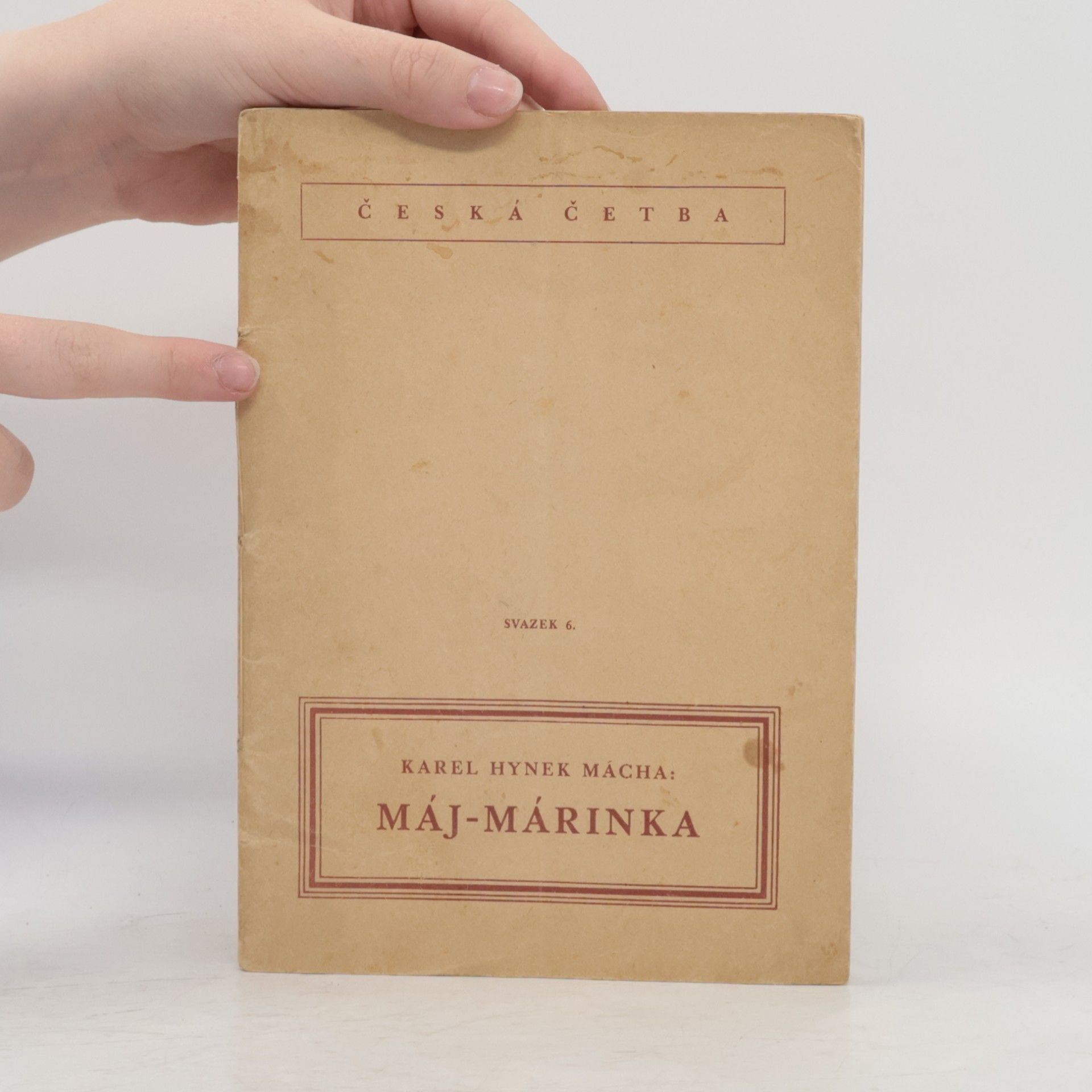 Karel Hynek Mácha Máj - Márinka