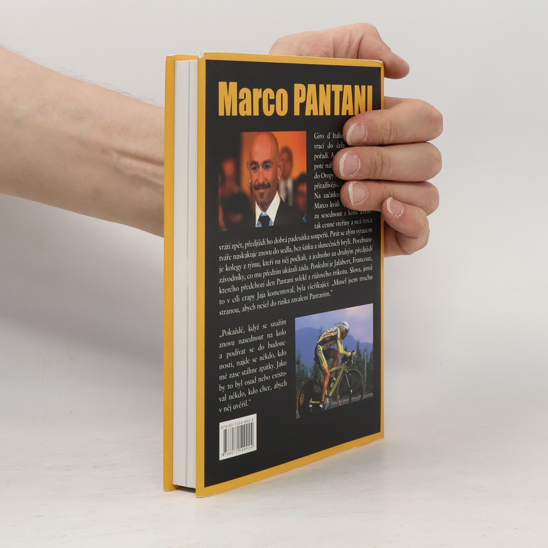 Manuela Ronchi Marco Pantani. Muž v úniku