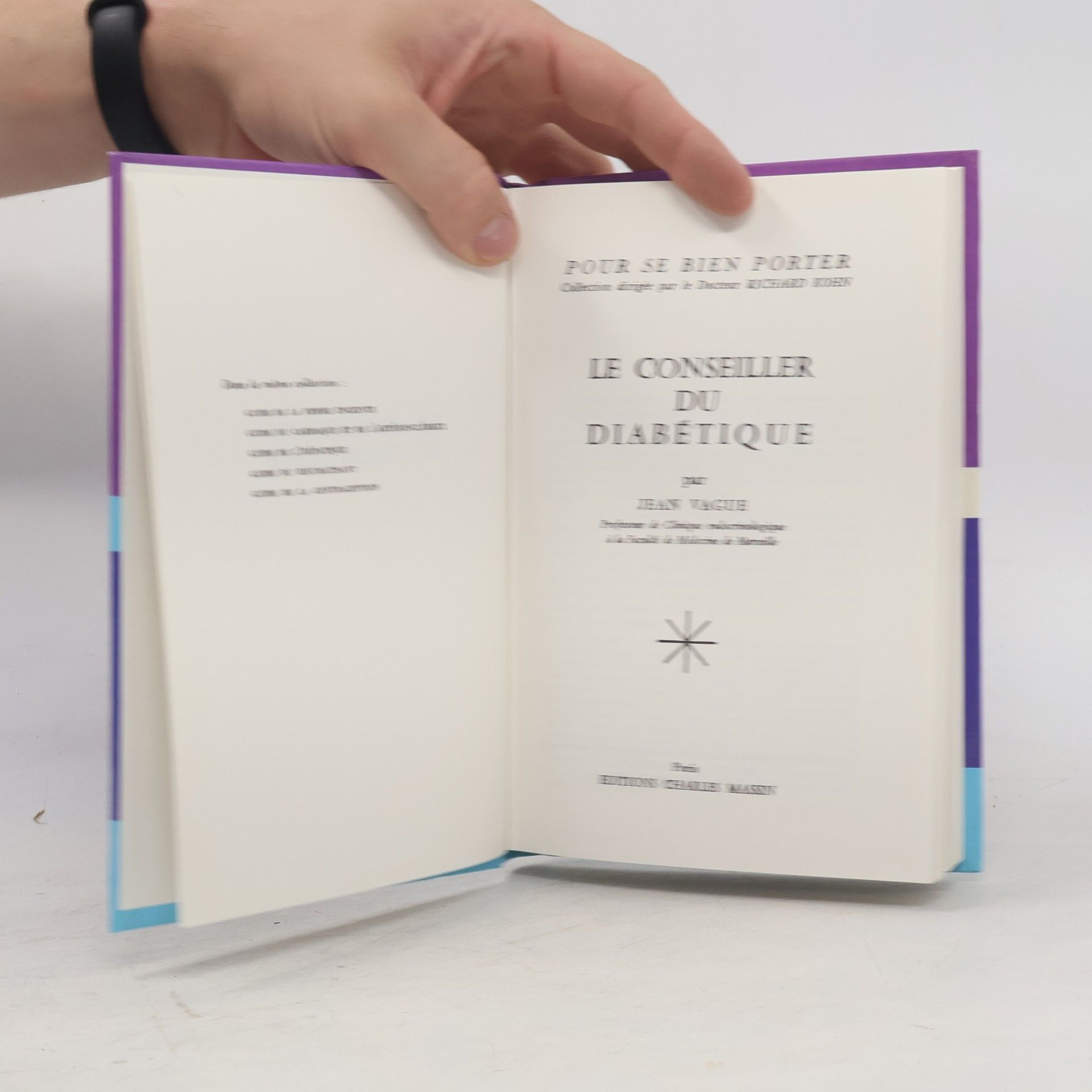 Jean Vague Le conseiller du diabétique