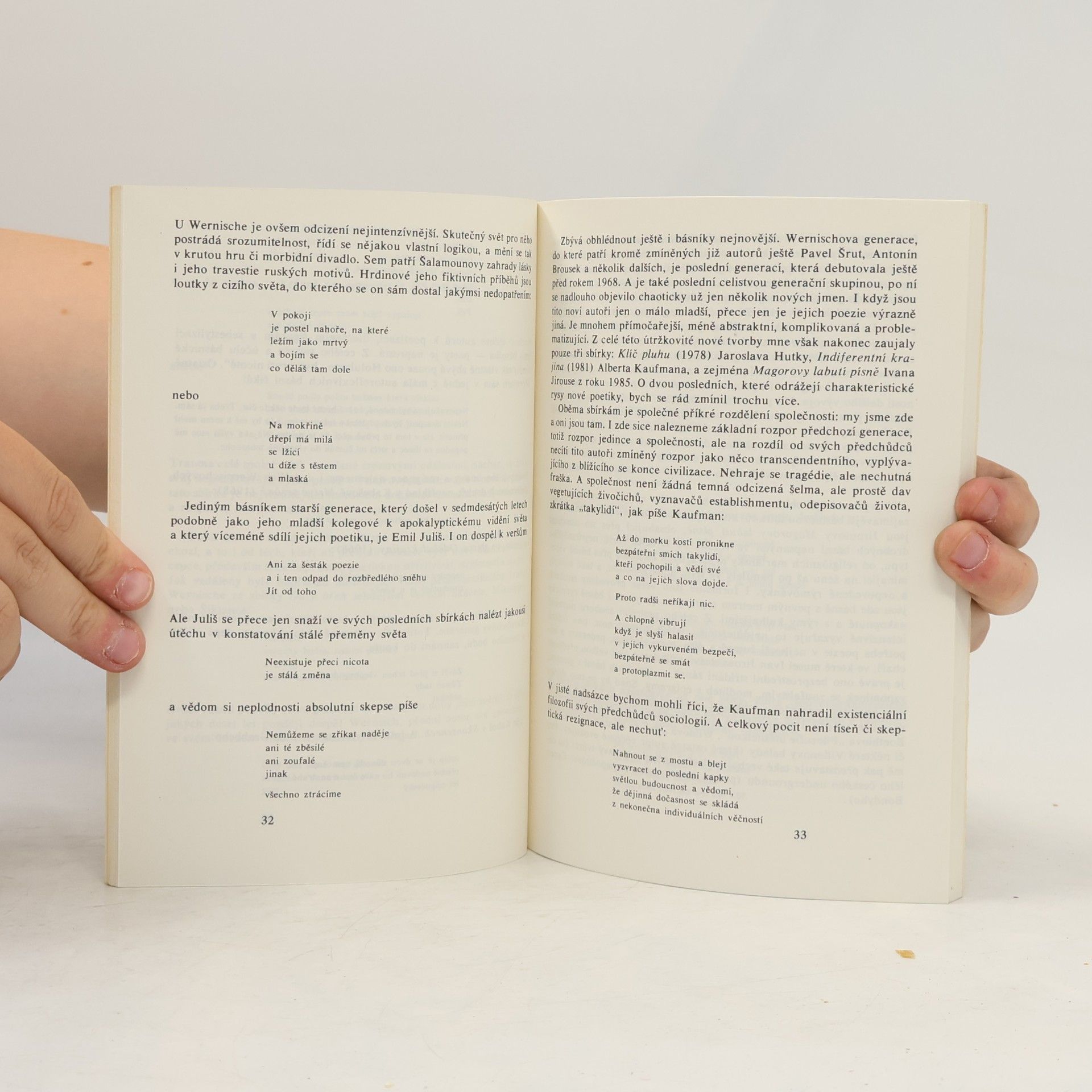 Vladimír Pistorius Stárnoucí literatura: česká literatura 1969-1989