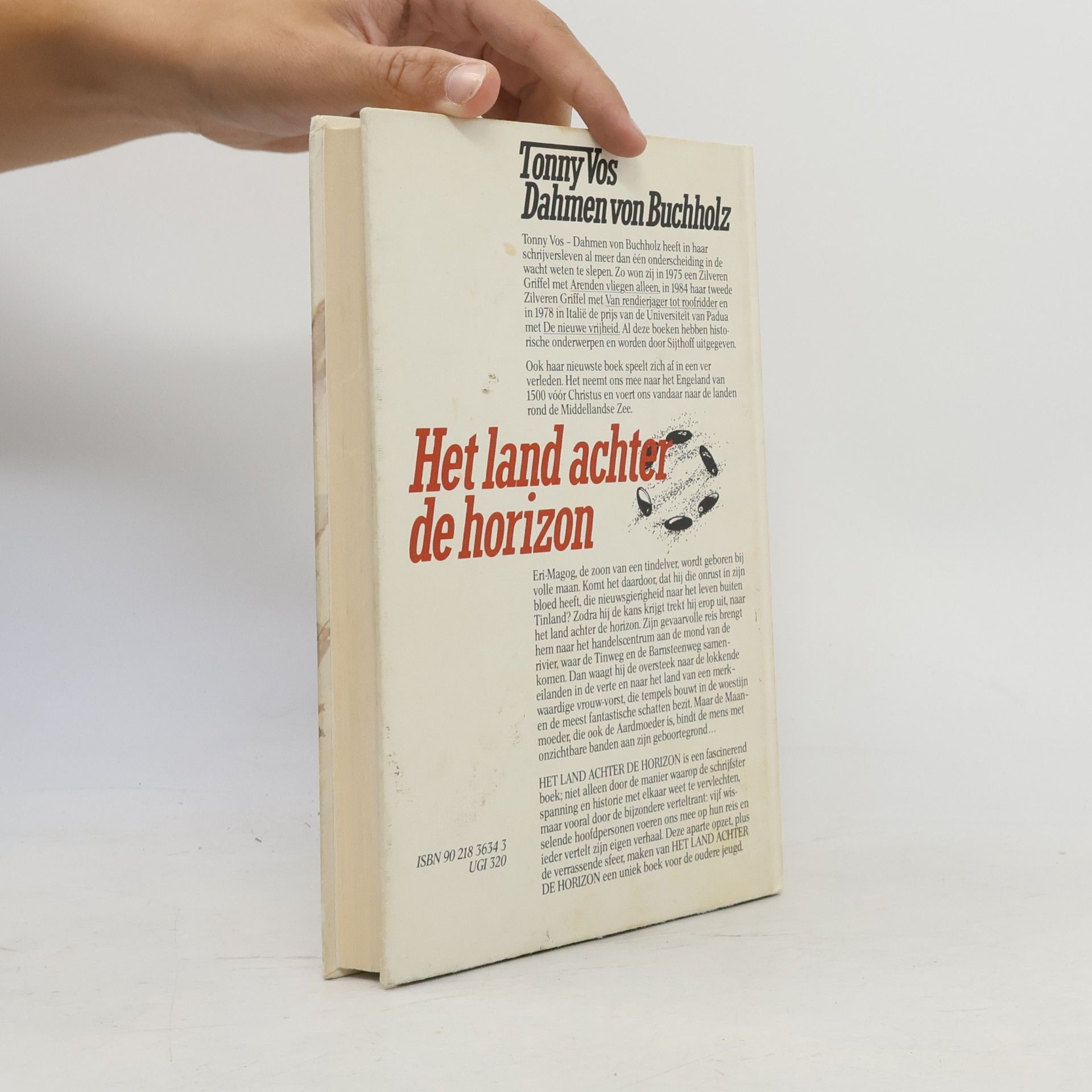 Tonny Vos-Dahmen von Buchholz Het land achter de horizon (gesigneerd)