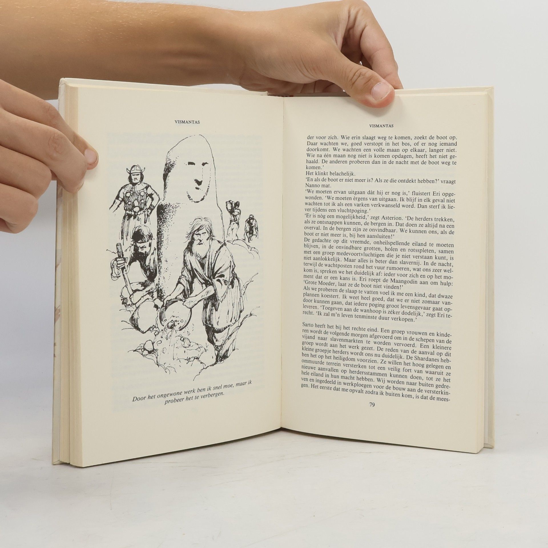Tonny Vos-Dahmen von Buchholz Het land achter de horizon (gesigneerd)