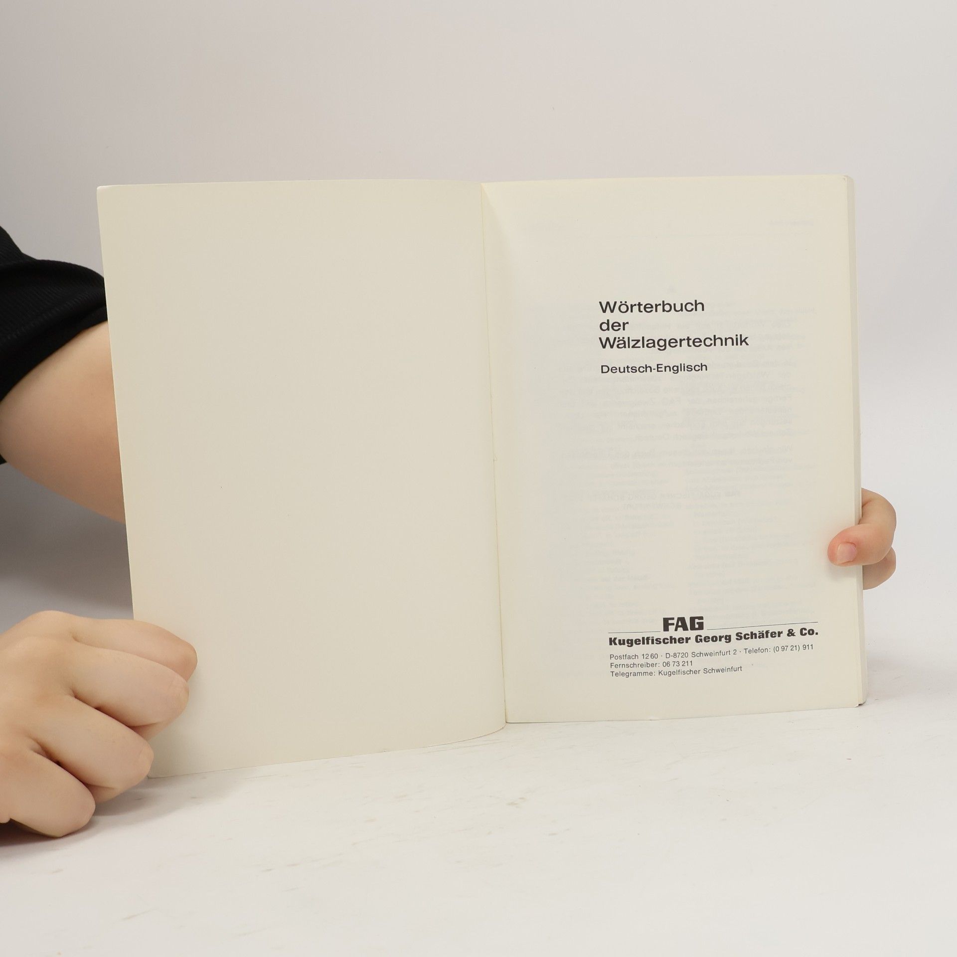 Various authors Wörterbuch der Wälzlagertechnik. Deutsch-englisch