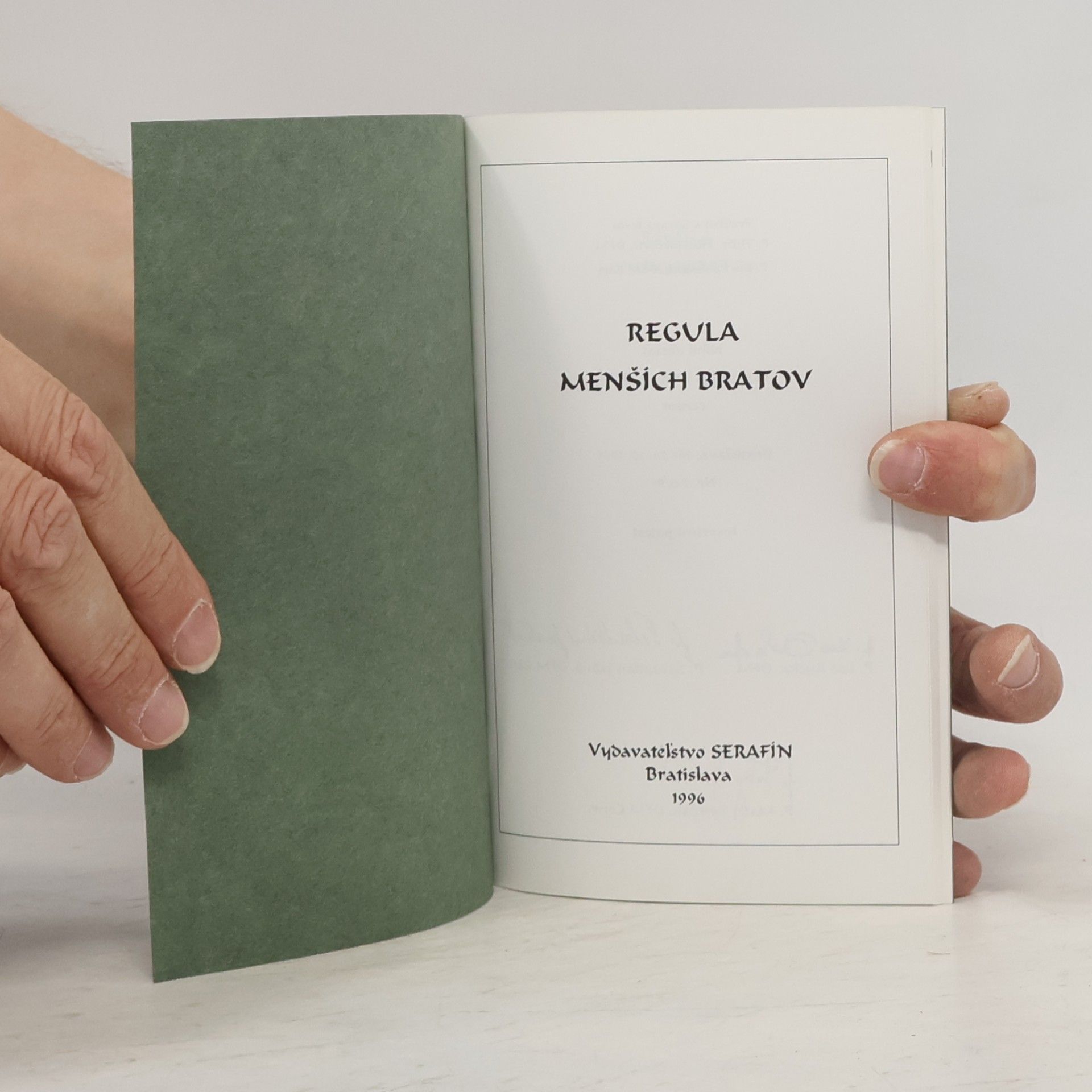 Autorenkollektiv Regula menších bratov