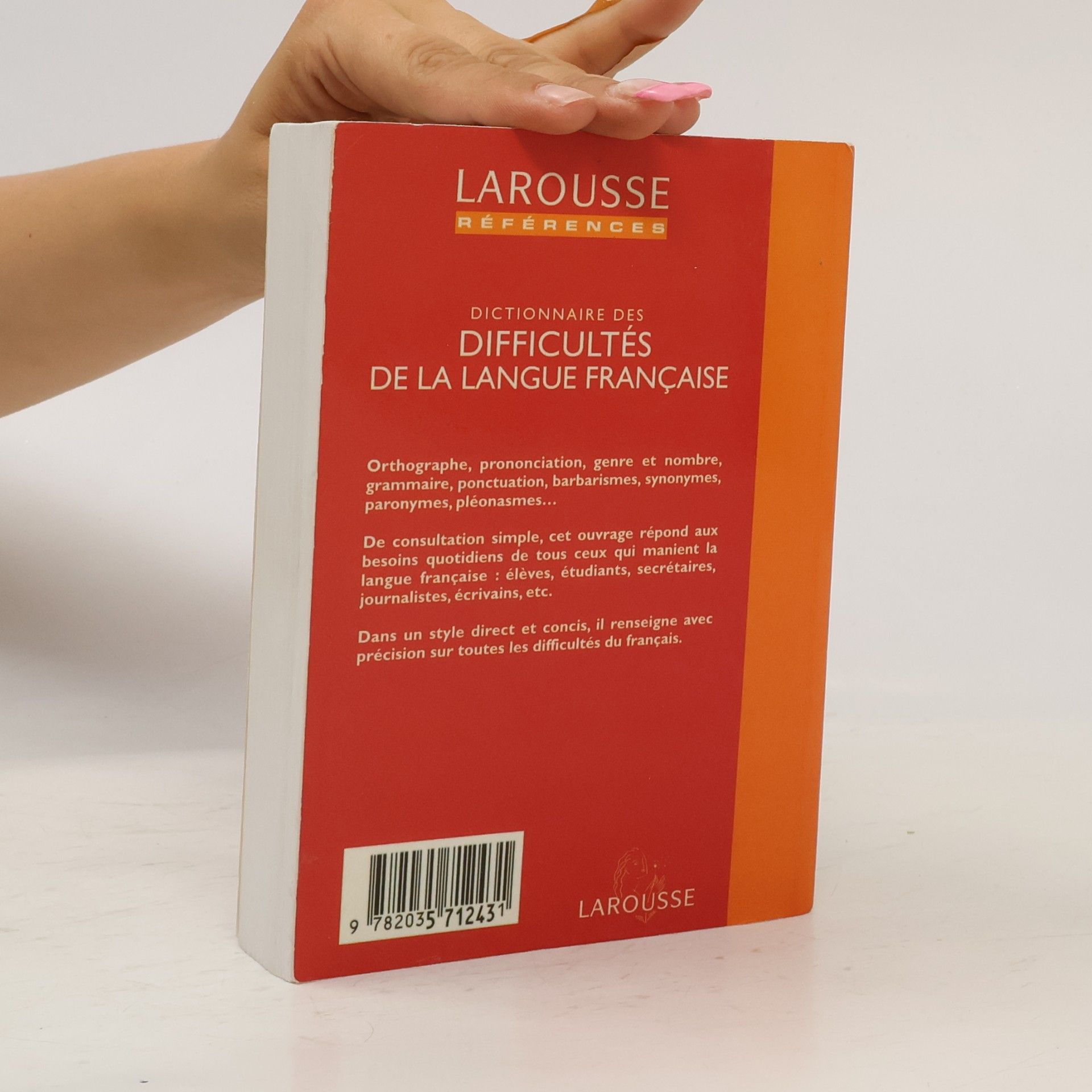 Adolphe V. Thomas Références: Dictionnaire des difficultés de la langue française