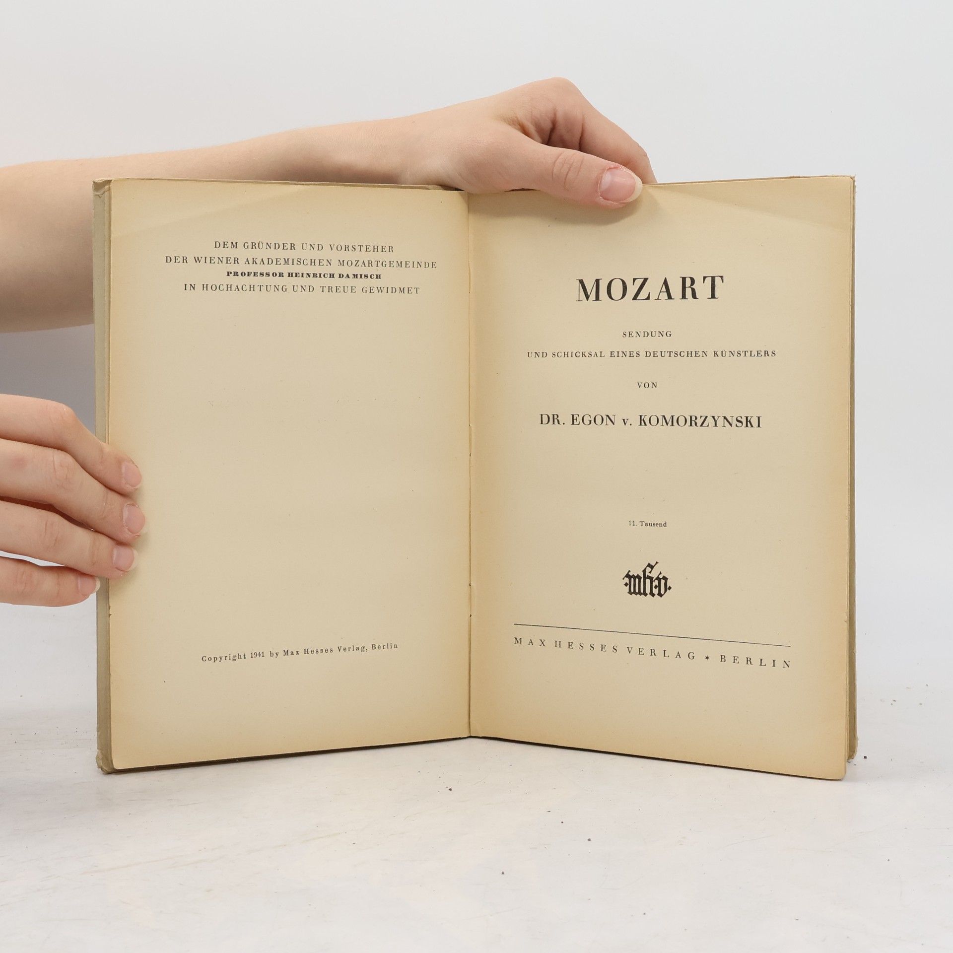 Egon v. Komorzynski Mozart