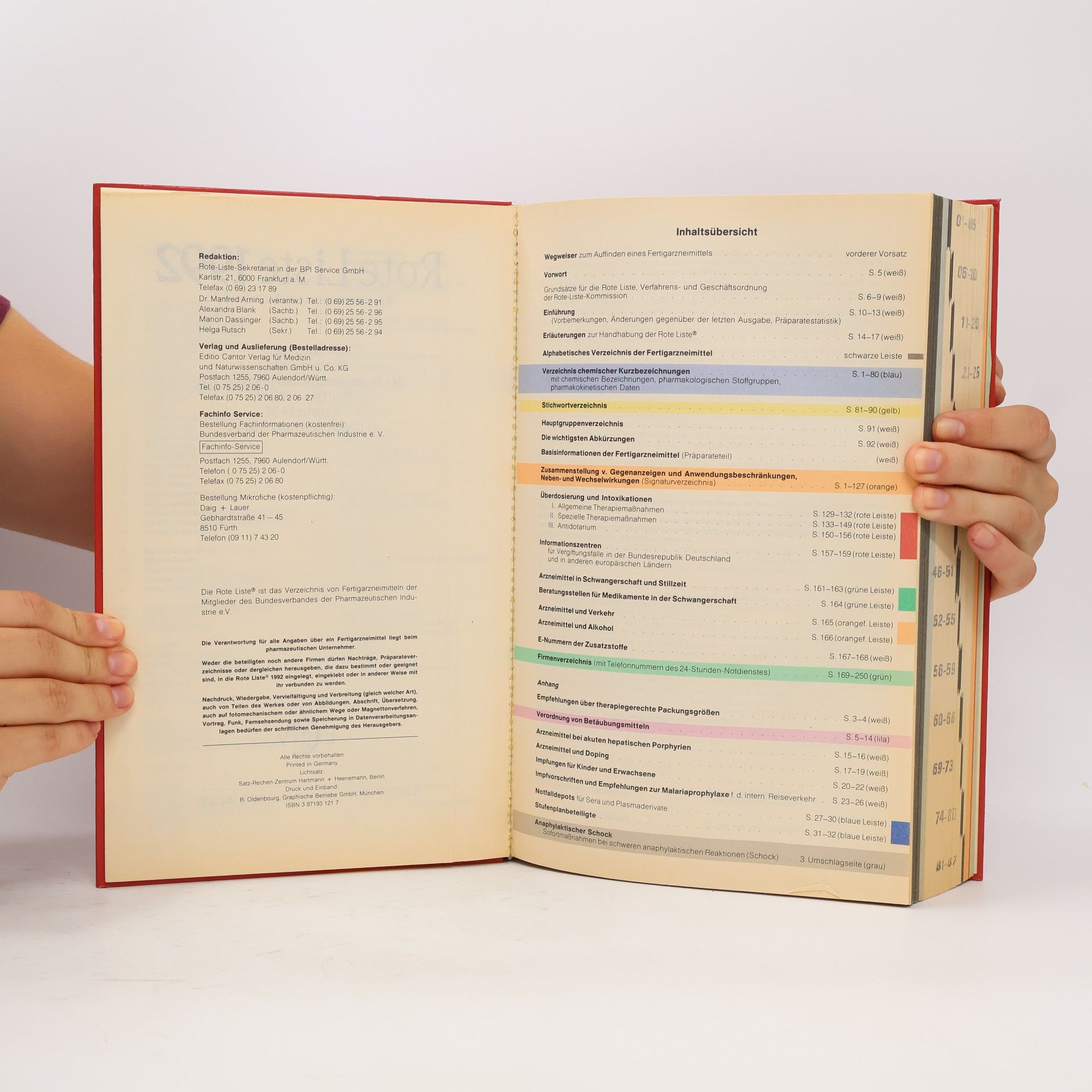 Rote Liste 1992