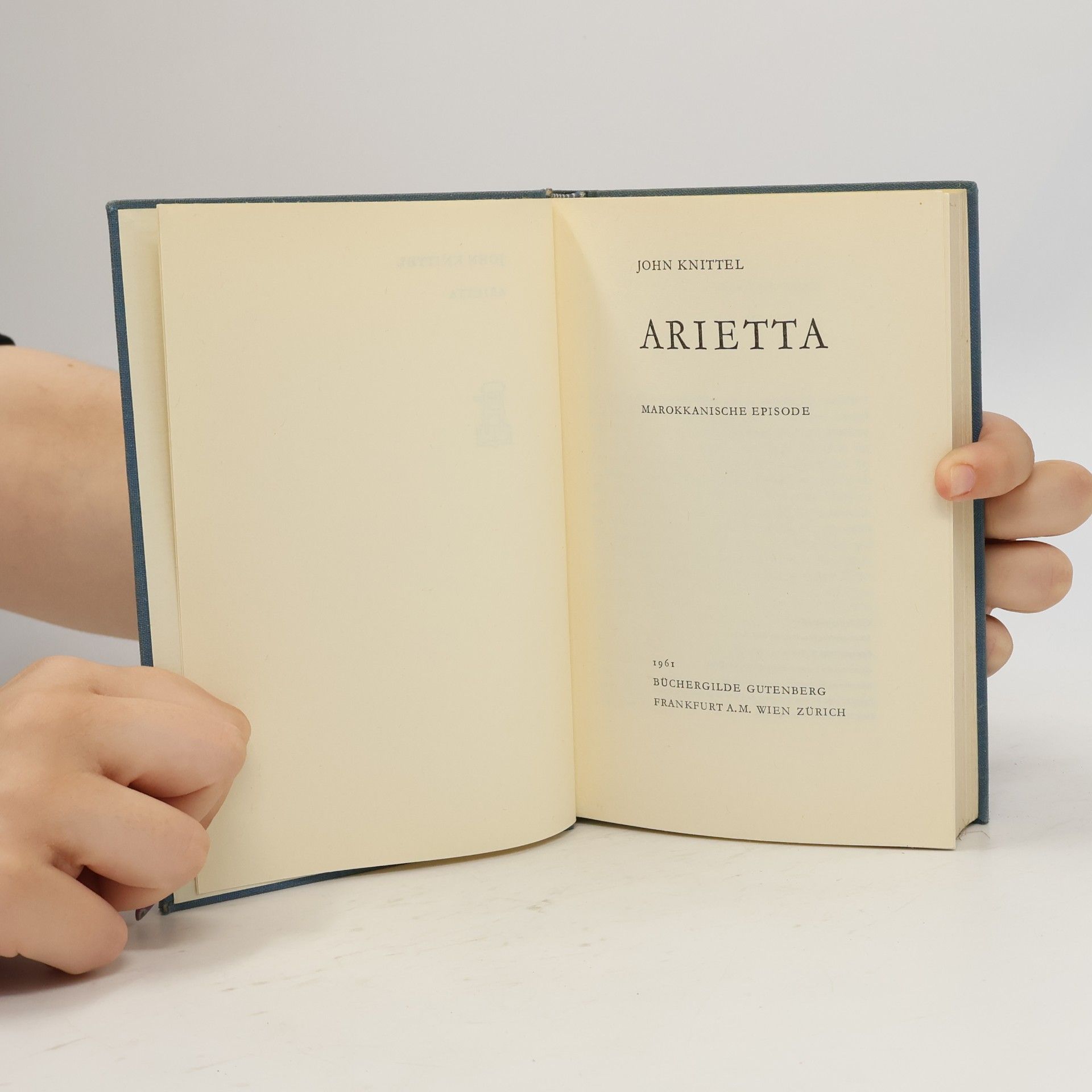 John Knittel Arietta