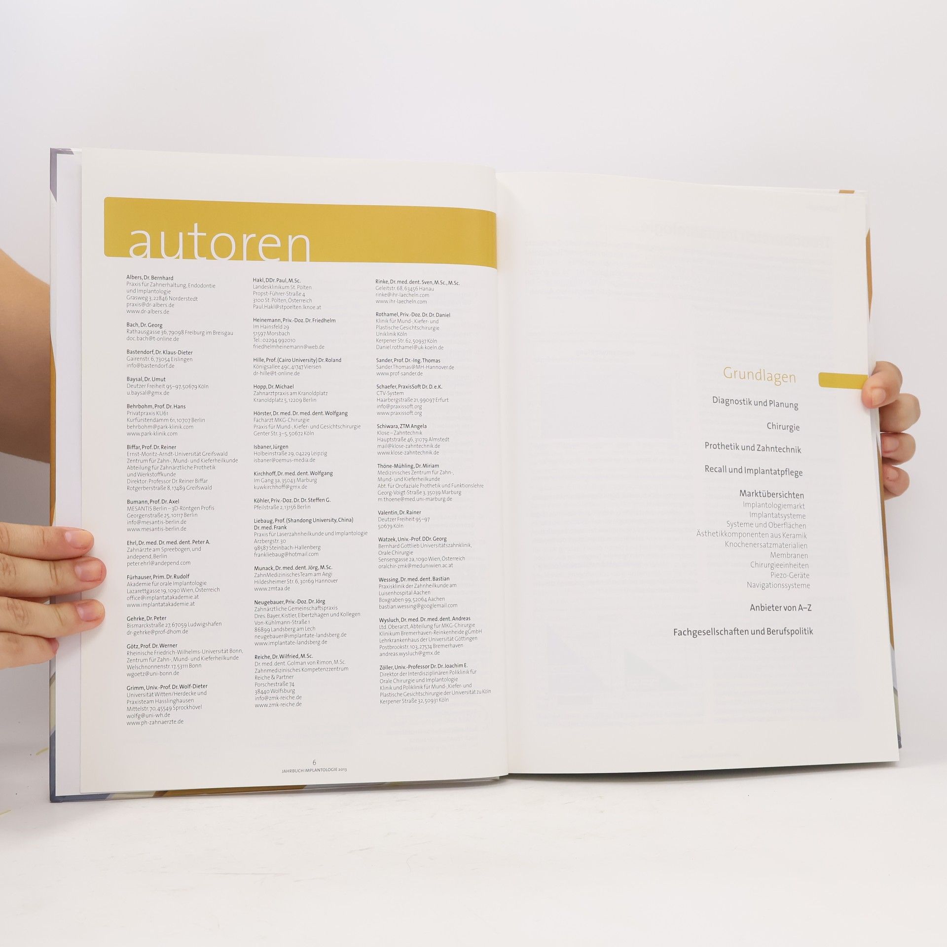 kolektiv Jahrbuch Implantologie 2013