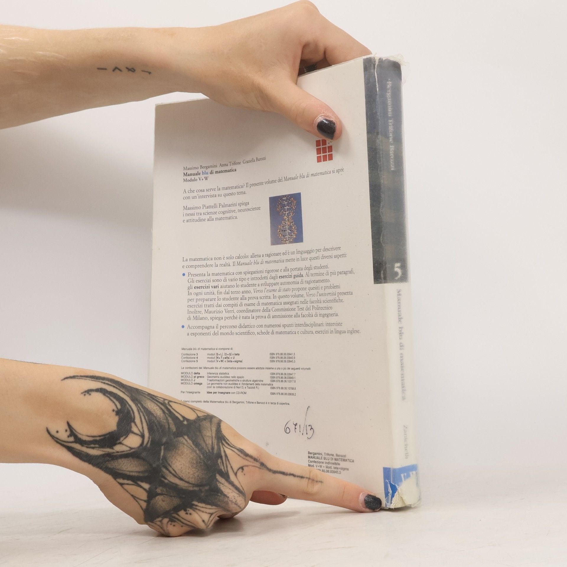 Massimo Bergamini Manuale blu di matematica. Modulo V-W-Iota-Sigma. Per le Scuole superiori