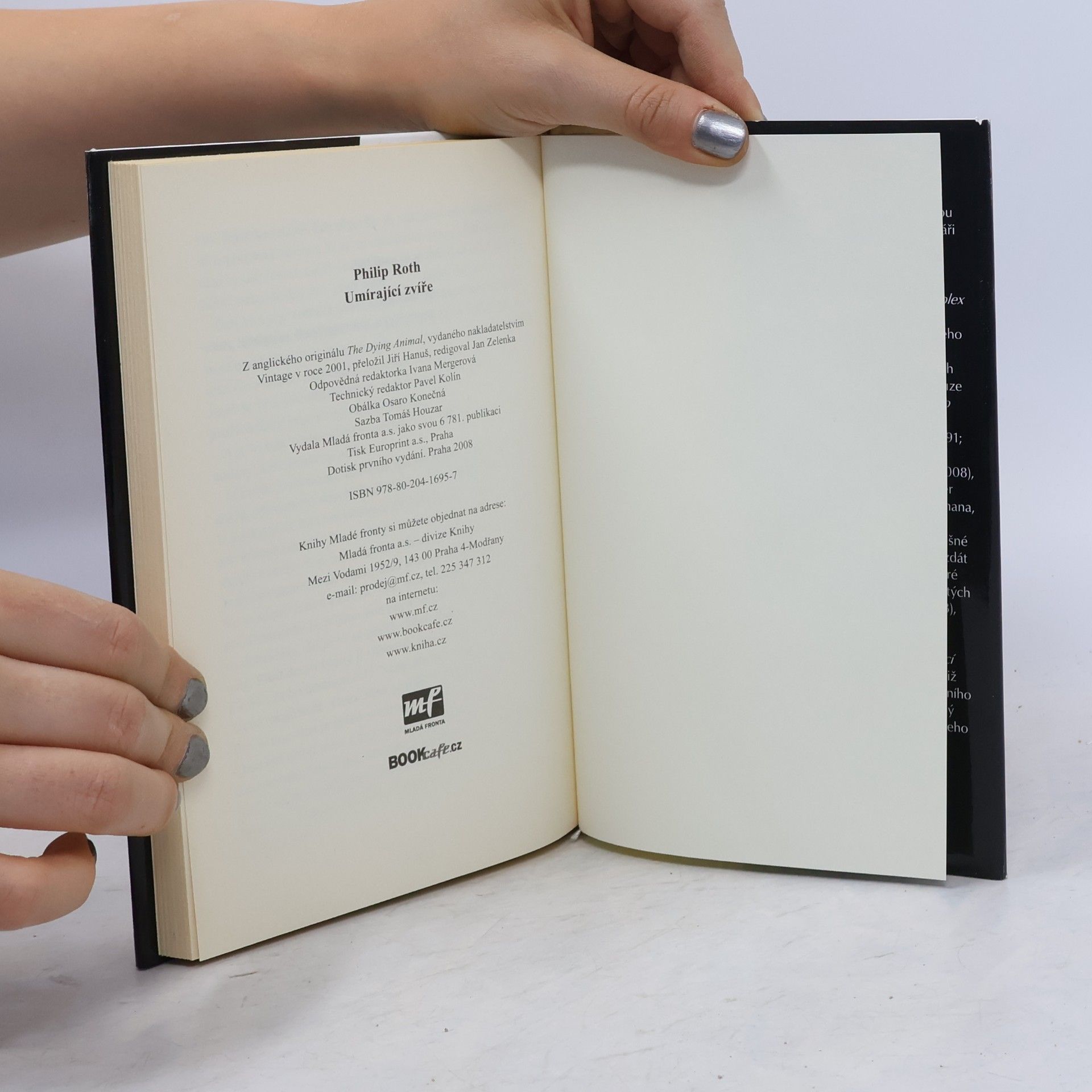 Philip Roth Umírající zvíře